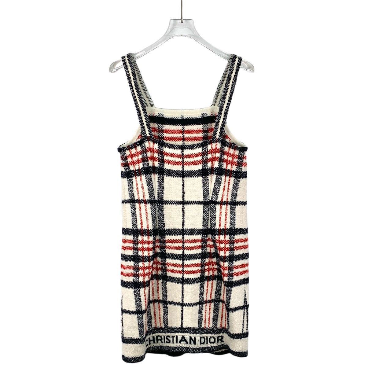 Dior Dior Color-block Plaid Cotton Knit Cami Dress K26WX Size XXS / US 00 / IT 34 - 2 Thumbnail