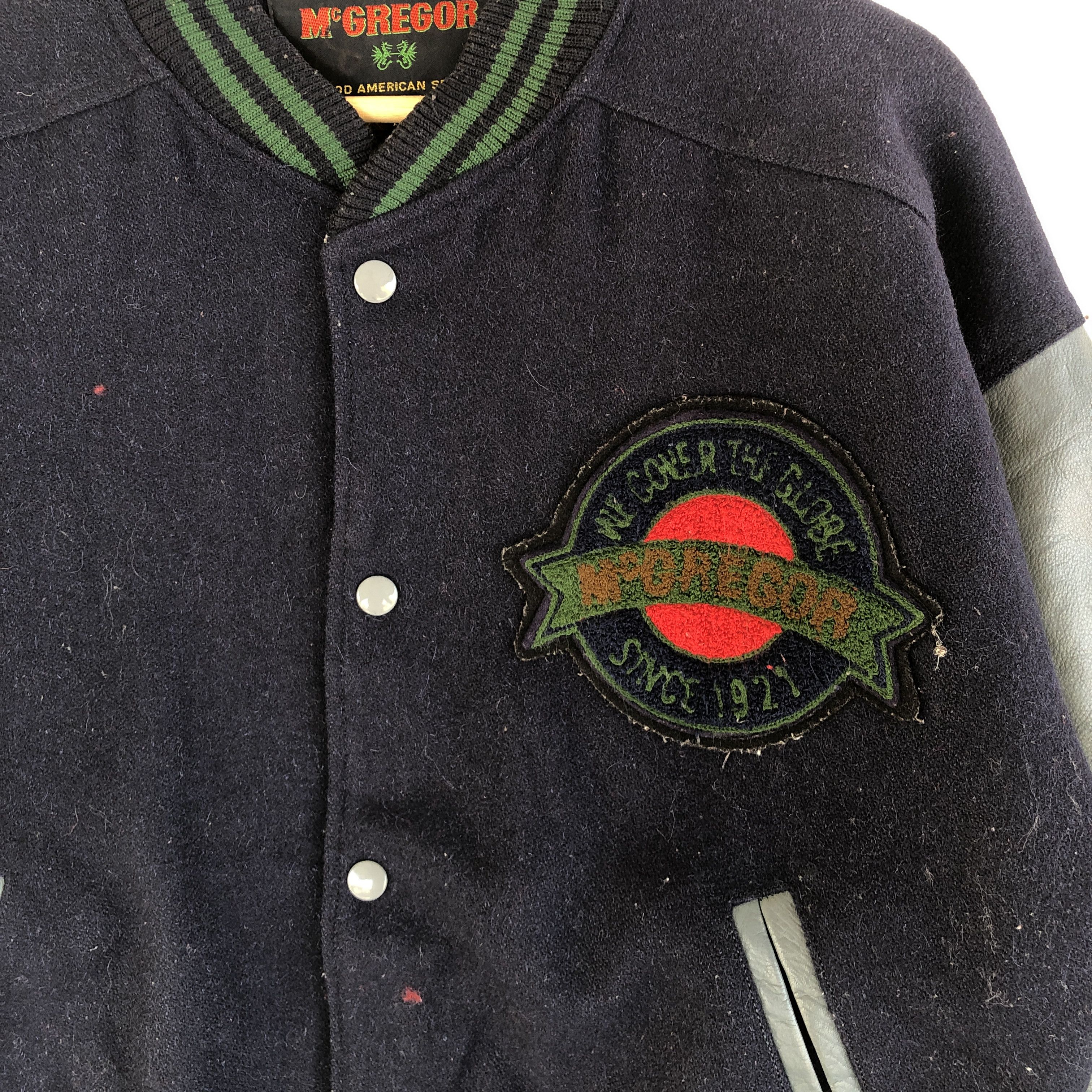 McGregor Vintage McGregor Varsity Jacket McGregor Leather Wool Jacket Size US M / EU 48-50 / 2 - 5 Thumbnail
