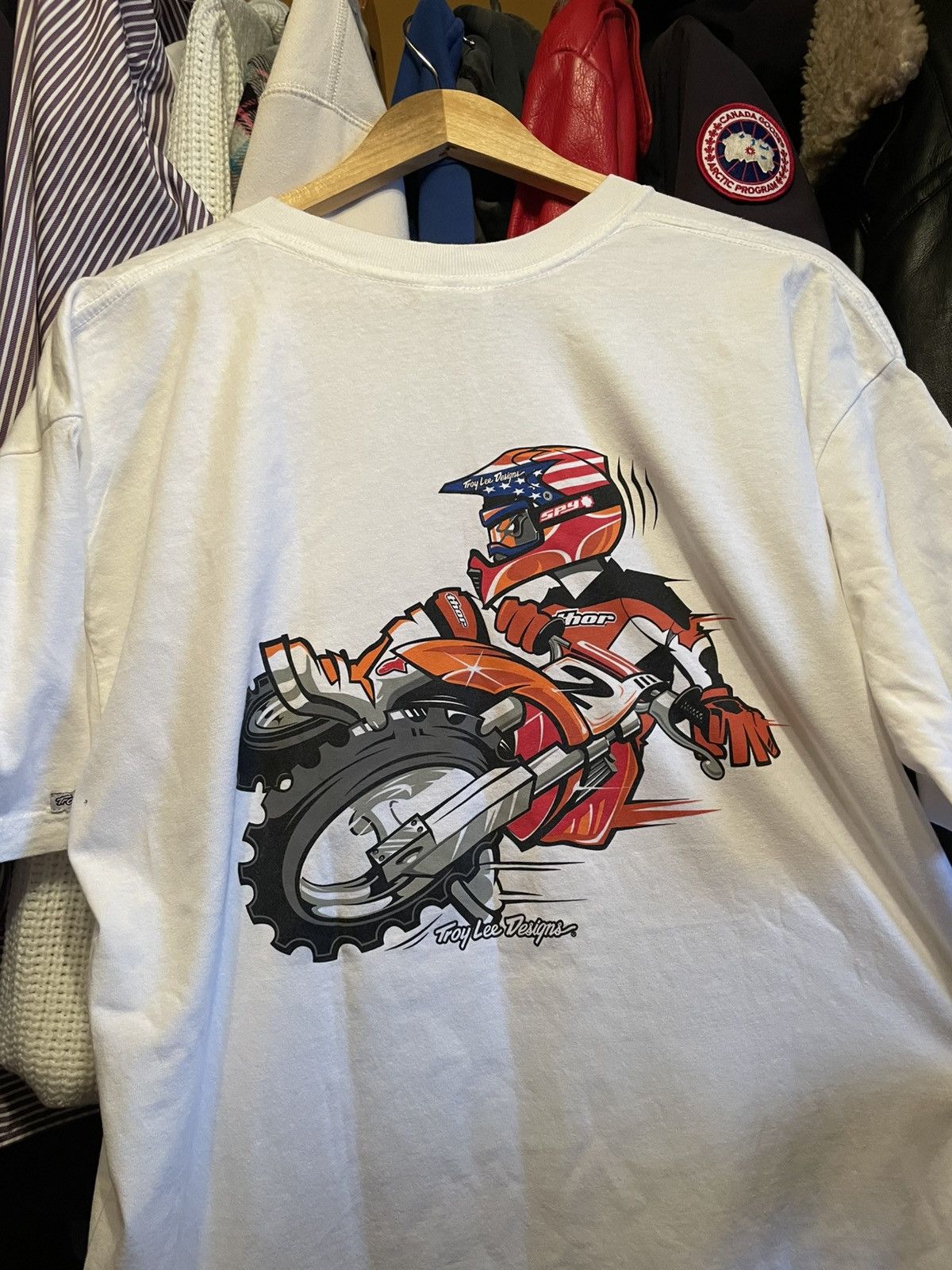 Vintage vintage motocross tee Size US XL / EU 56 / 4 - 4 Thumbnail