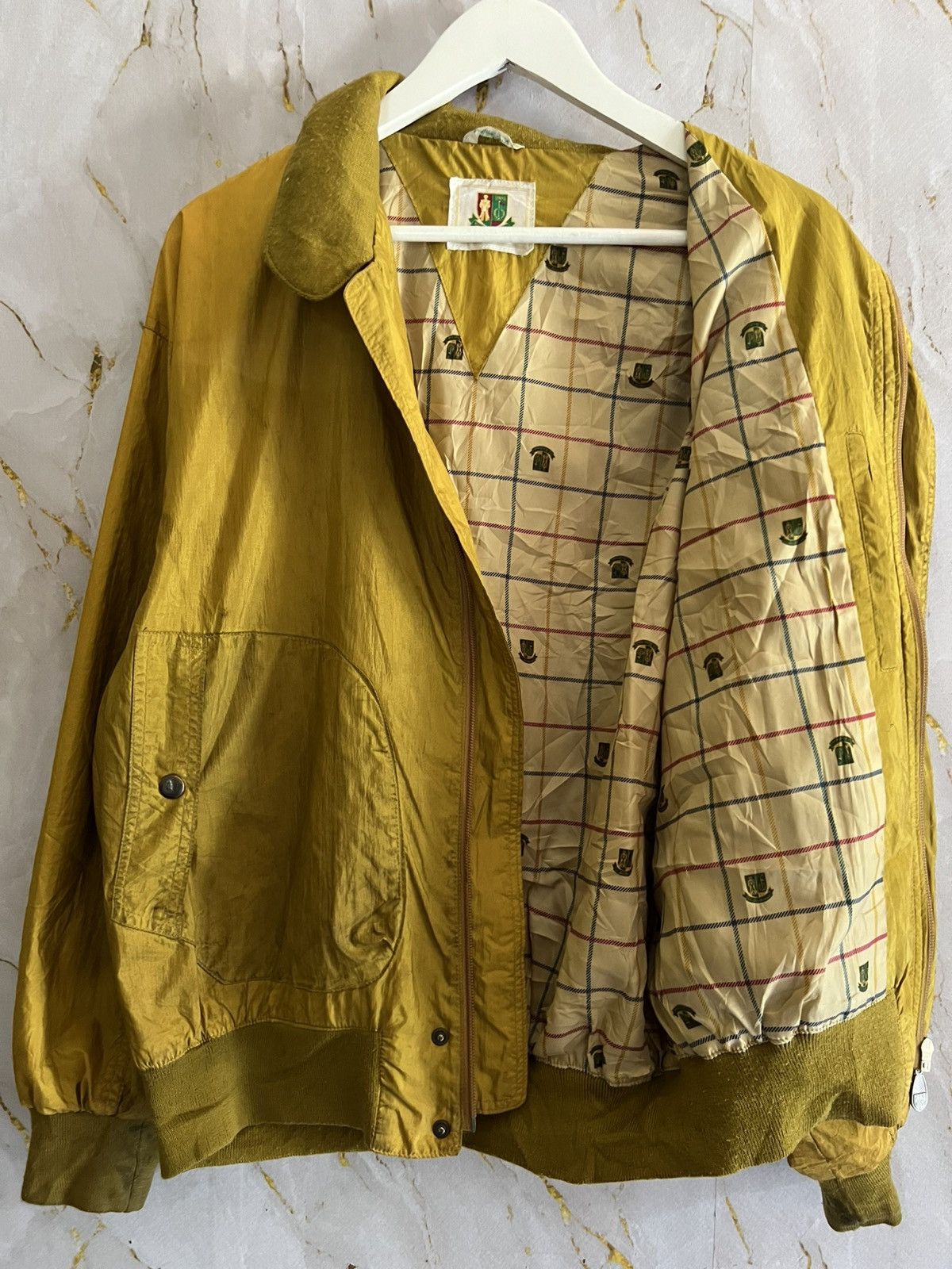 Andrew St. John Vintage St. Andrews Bomber Jacket 90s Golf Collegiate Size US XL / EU 56 / 4 - 3 Thumbnail