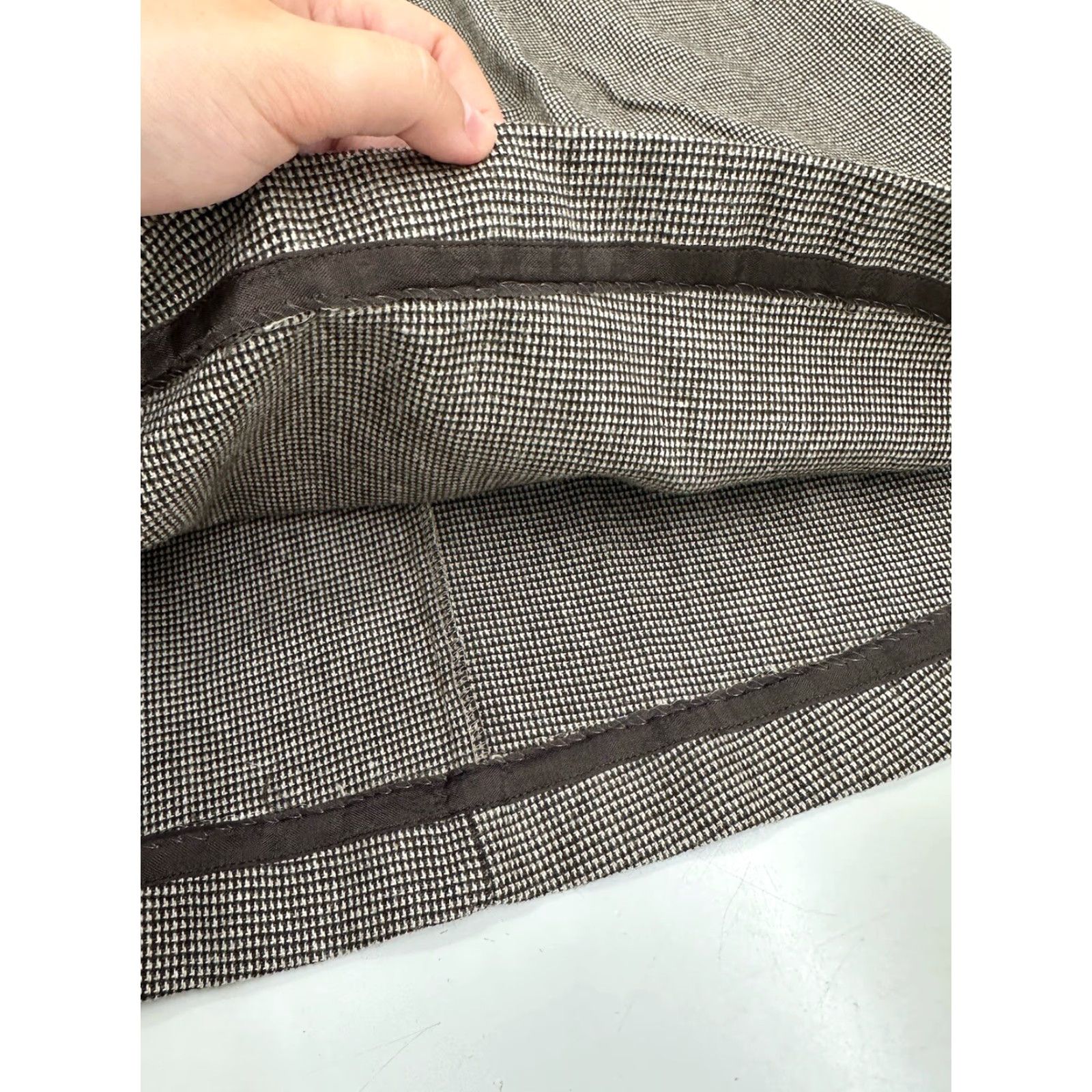 Vintage VINTAGE Daniel Place Skirt Womens Size 11 Brown Wool Blend Pleated Midi 80s 90s Womens Brown Wool Blend Pleated Midi Skirt Size 32" / US 10 / IT 46 - 3 Thumbnail