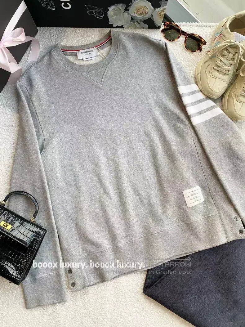 Thom Browne Thom Browne Classic striped logo hoodie Size US XXL / EU 58 / 5 - 1 Thumbnail