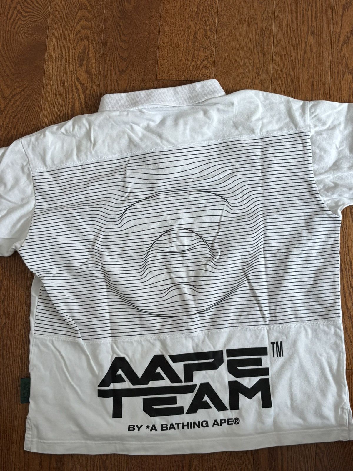 Aape AAPE Graphic Print Polo Shirt Size US L / EU 52-54 / 3 - 5 Thumbnail