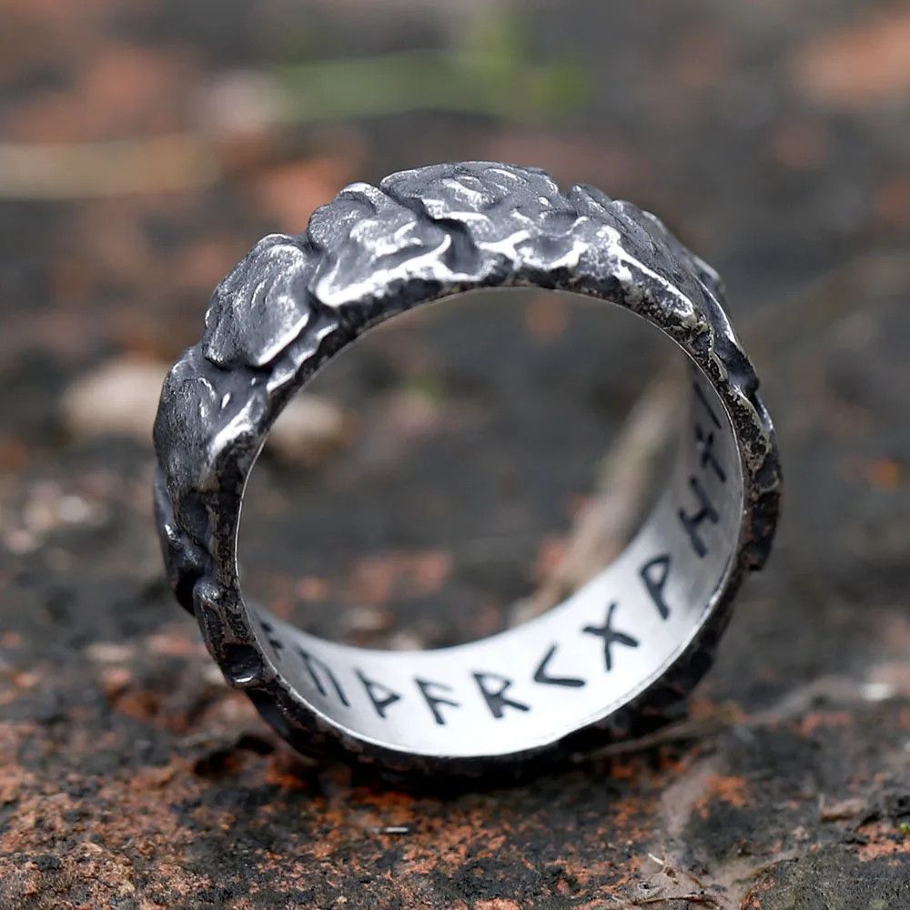 Other Stainless Steel Odin Norse Viking Ring Size ONE SIZE - 6 Thumbnail