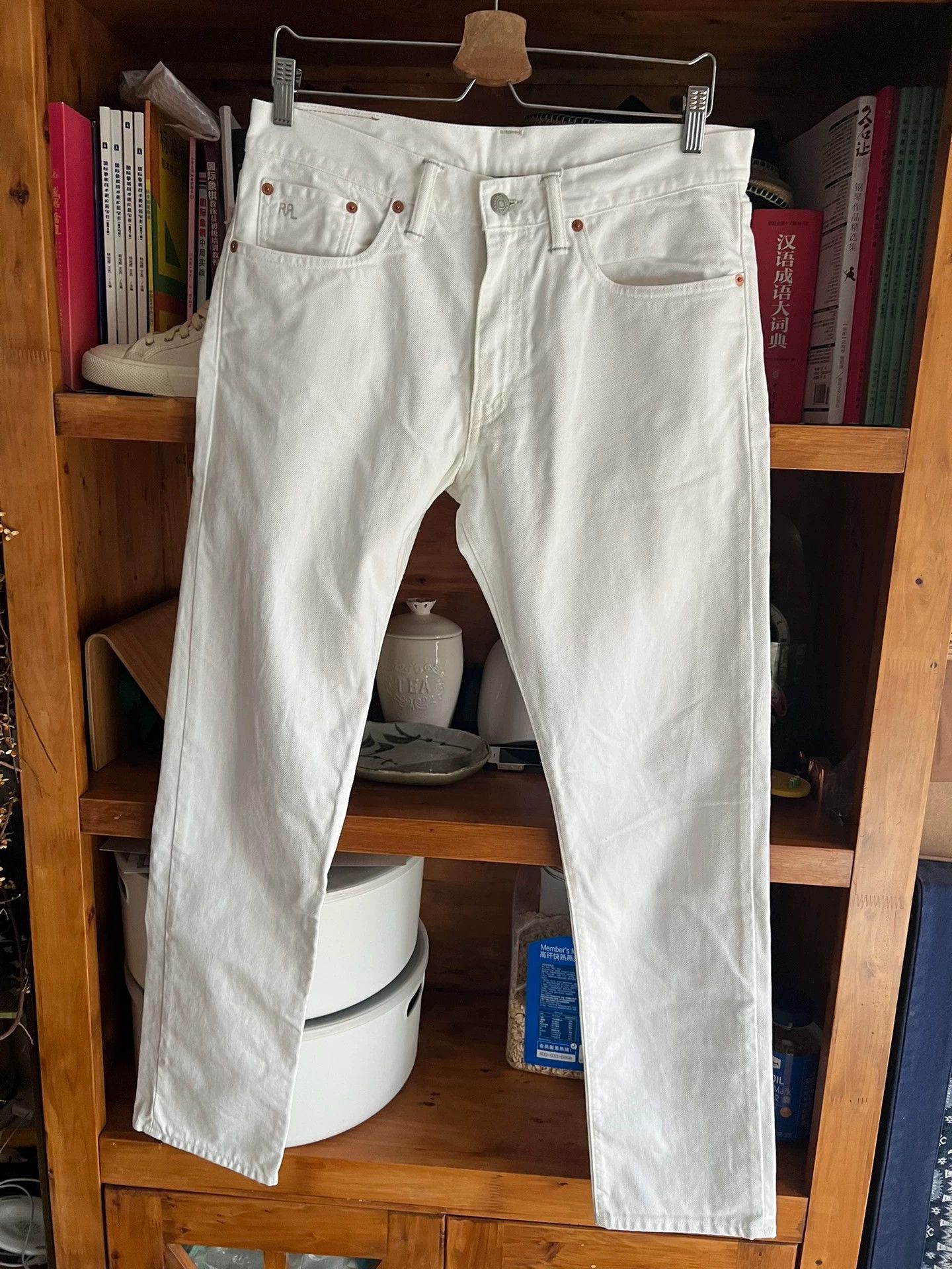 RRL Ralph Lauren RRL Slim Raw Denim Mexico 32x30 Near New Detailed Pockets Size US 32 / EU 48 - 3 Thumbnail