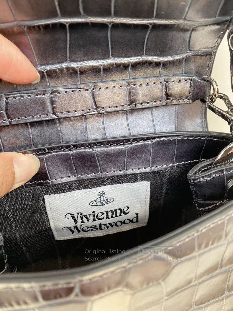 Vivienne Westwood Vivienne Westwood size os Metallic Small Baguette Bag, can Size ONE SIZE - 8 Thumbnail