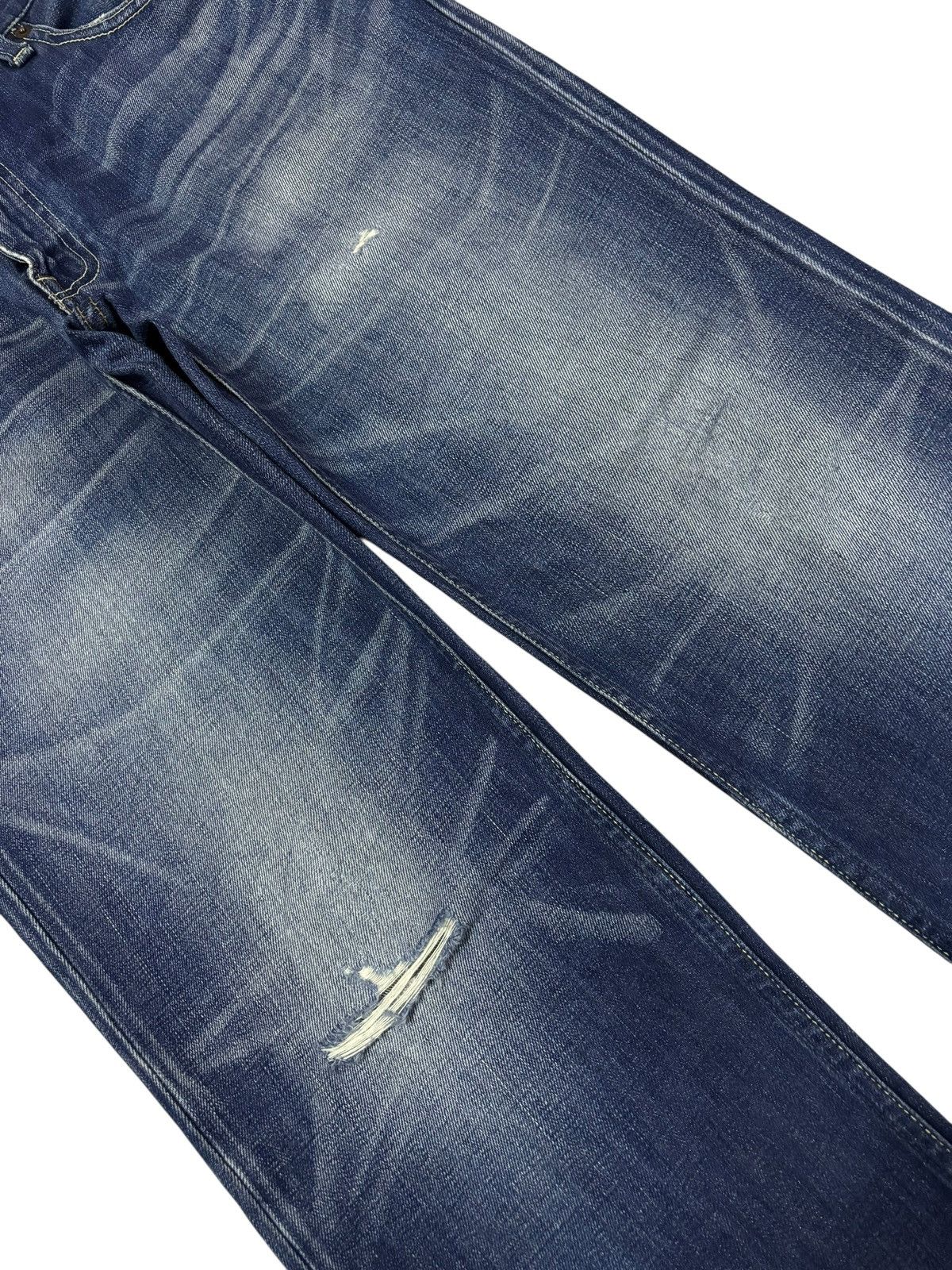 Levi's Vtg 90s Levis 502 Distressed Jeans Size US 34 / EU 50 - 3 Thumbnail