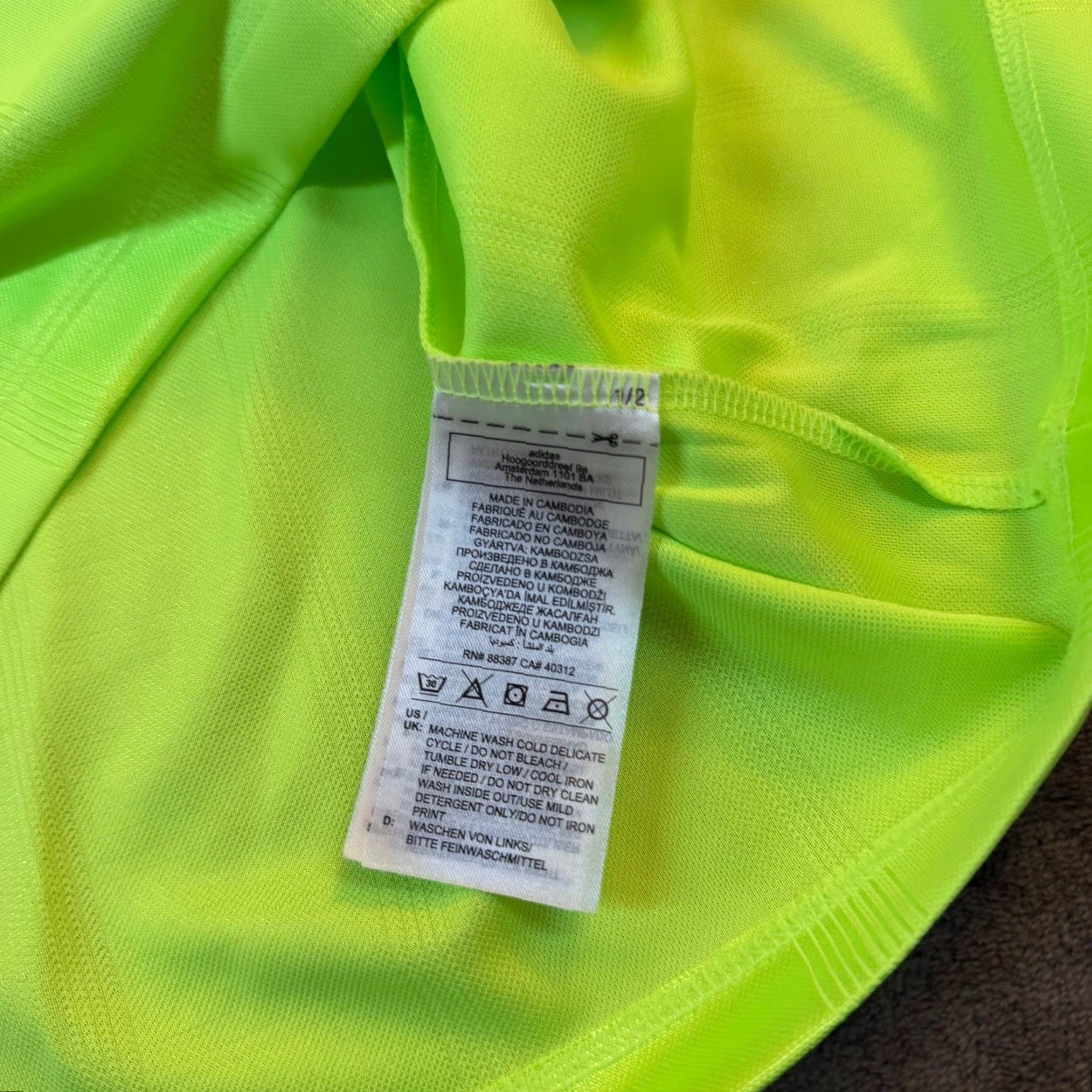 Adidas Adidas Signal Green Jacquard Tee Shirt Originals Womens Medium NWT Size M / US 6-8 / IT 42-44 - 5 Thumbnail