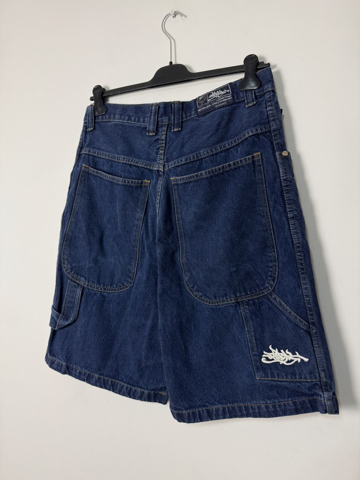 Tribal Streetwear Vintage 00s Tribal Streetwear Denim Shorts Baggy jnco style Size US 34 / EU 50 - 12 Thumbnail
