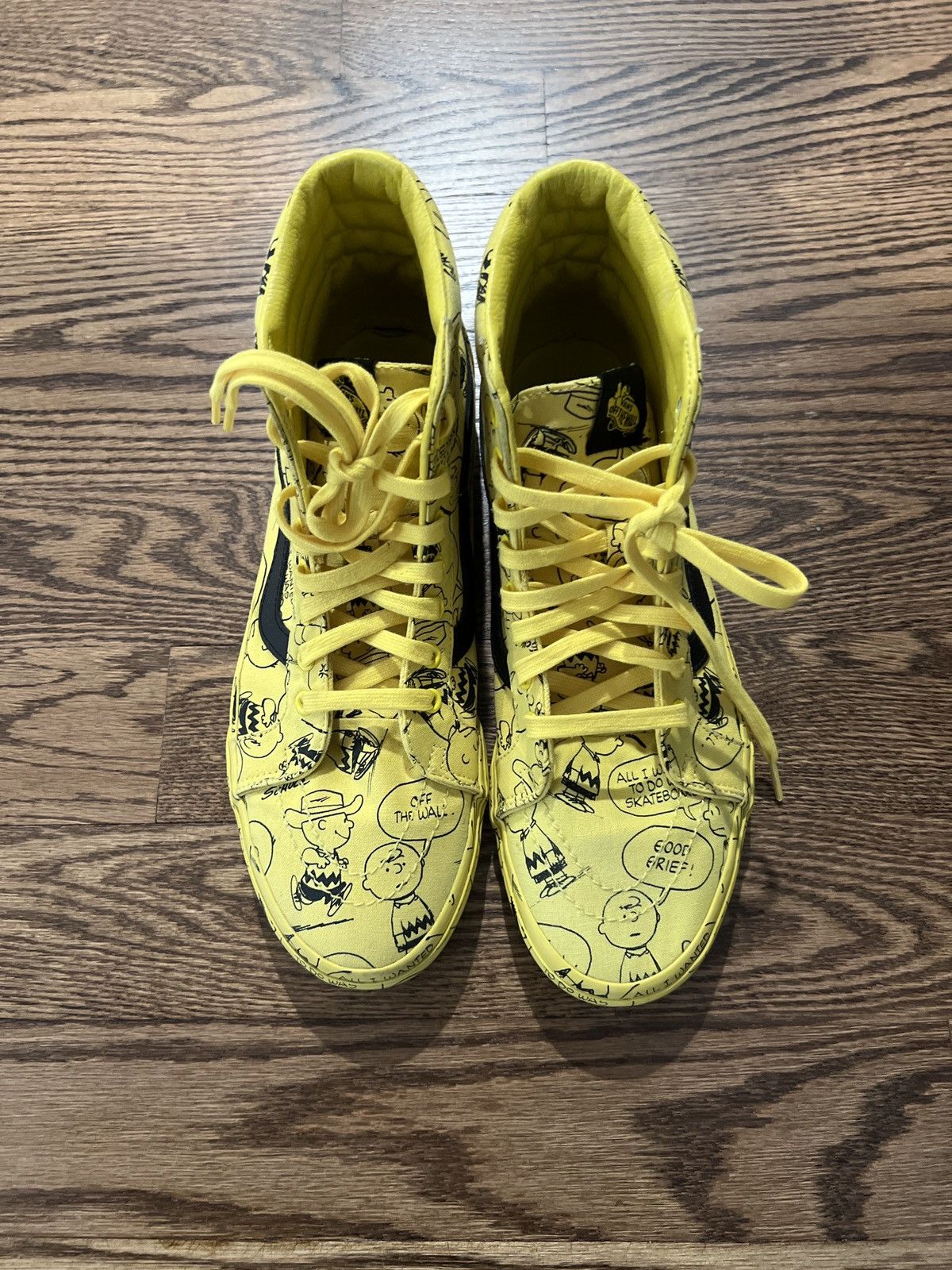 Charlie brown vans size 13 best sale