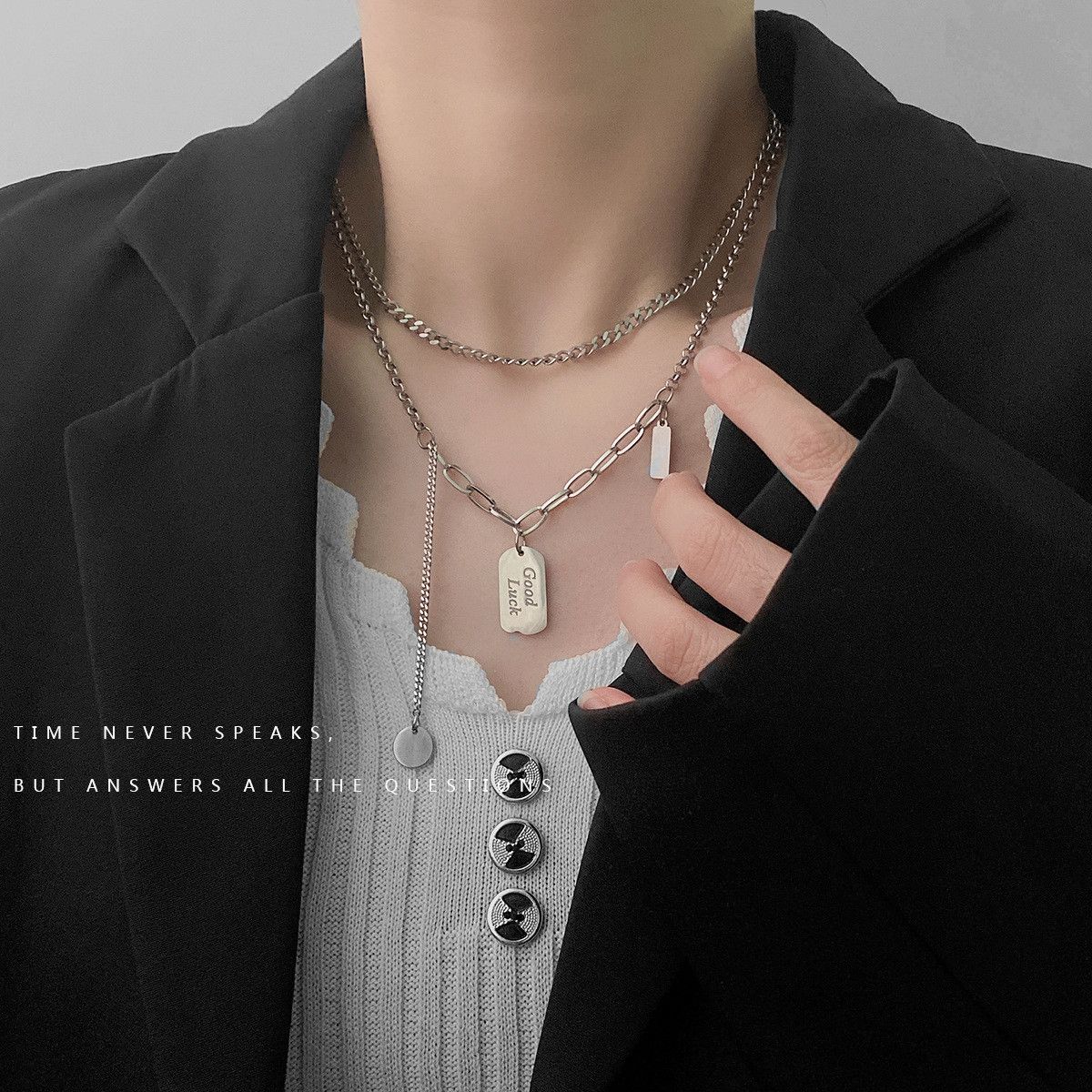 Other Punk STEAL! Y2K Chains Necklace Chain Size ONE SIZE - 1 Thumbnail