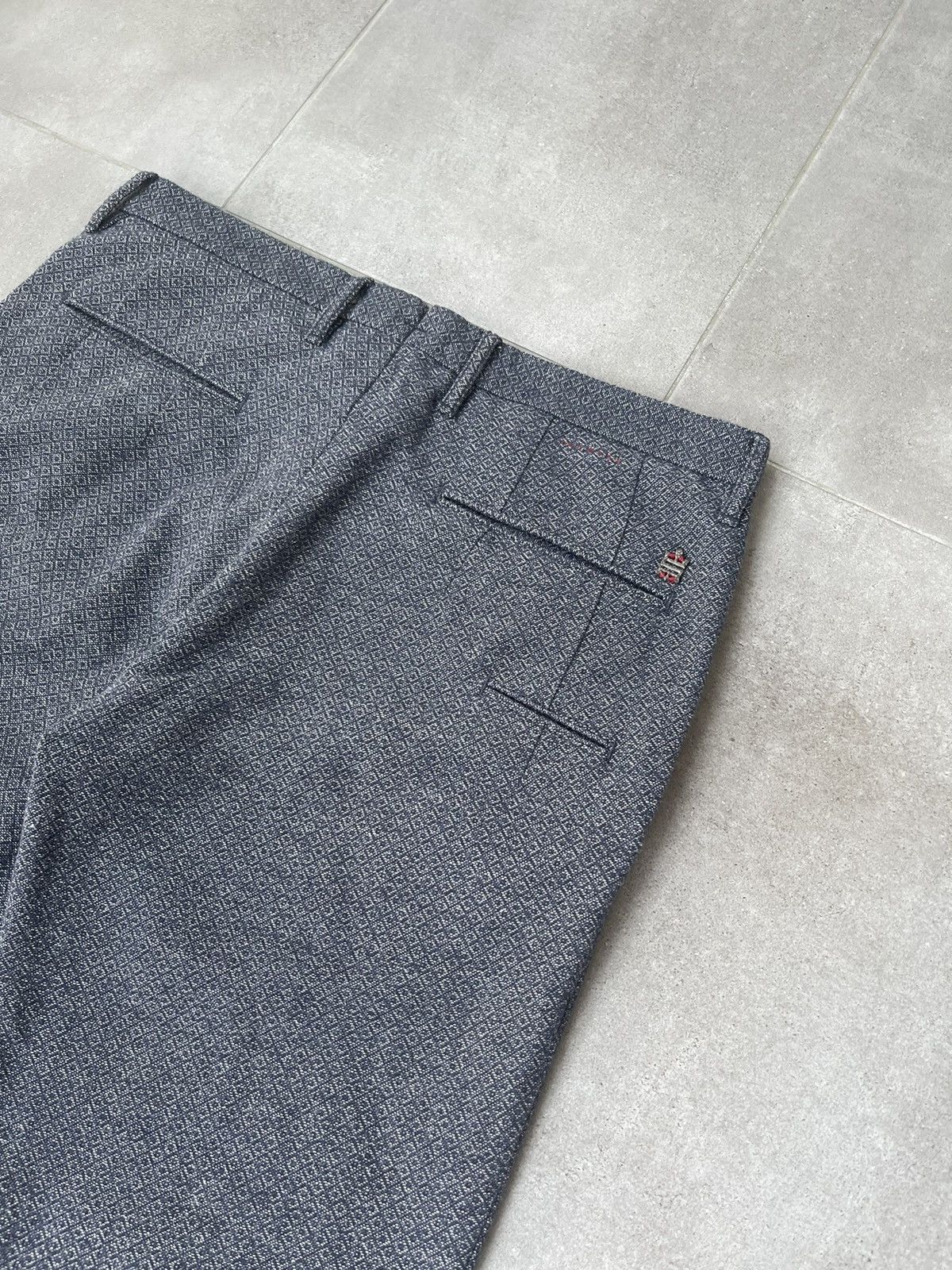 Incotex Incotex Formal Casual Grey White Wool Casual Pants Size US 34 / EU 50 - 12 Thumbnail