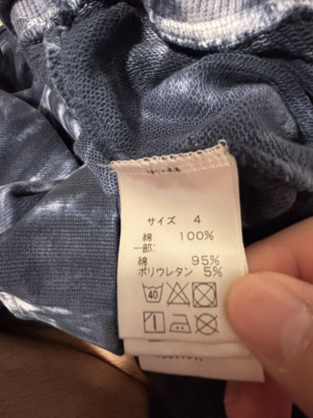 FDMTL Indigo dyed crewneck sweatshirt Size US L / EU 52-54 / 3 - 4 Thumbnail