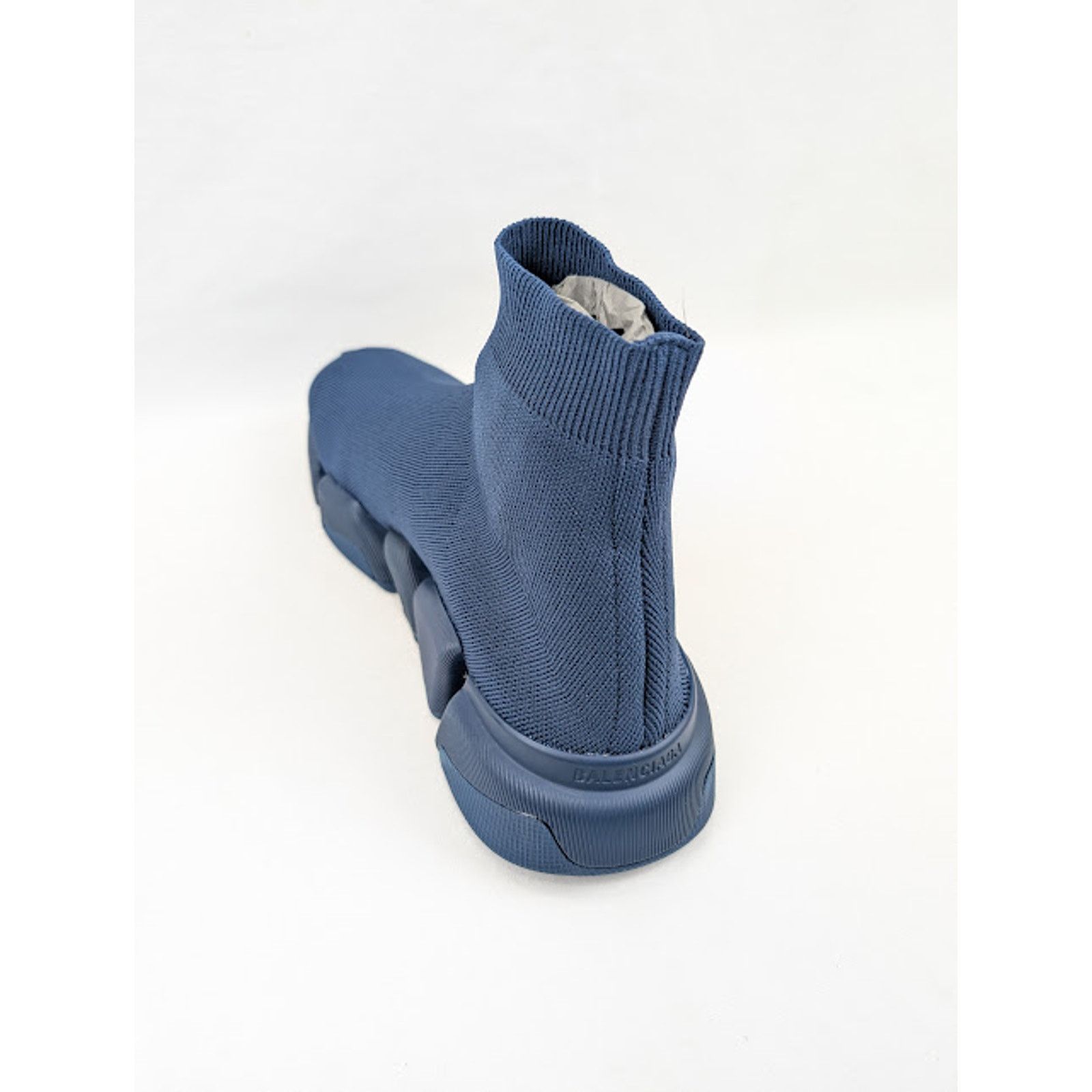 Balenciaga o1rshd1 Speed 2.0 Graffiti Sneakers in Navy Size US 13 / EU 46 - 10 Thumbnail