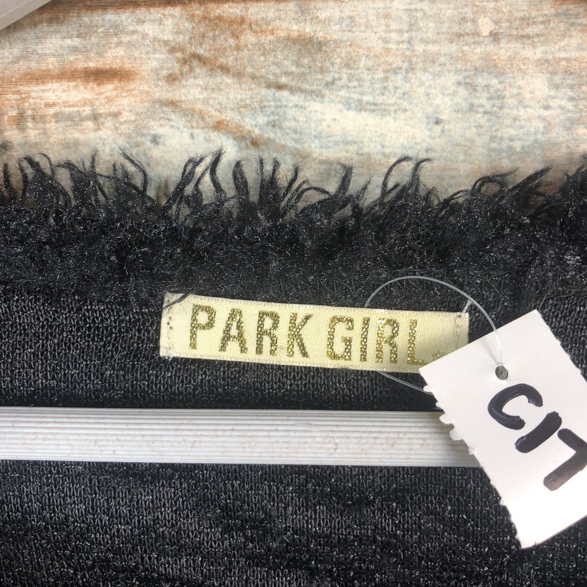 Homespun Knitwear × Japanese Brand DL Park Girl Black fur shaggy Mohair Knitwear #C040 Size M / US 6-8 / IT 42-44 - 9 Thumbnail