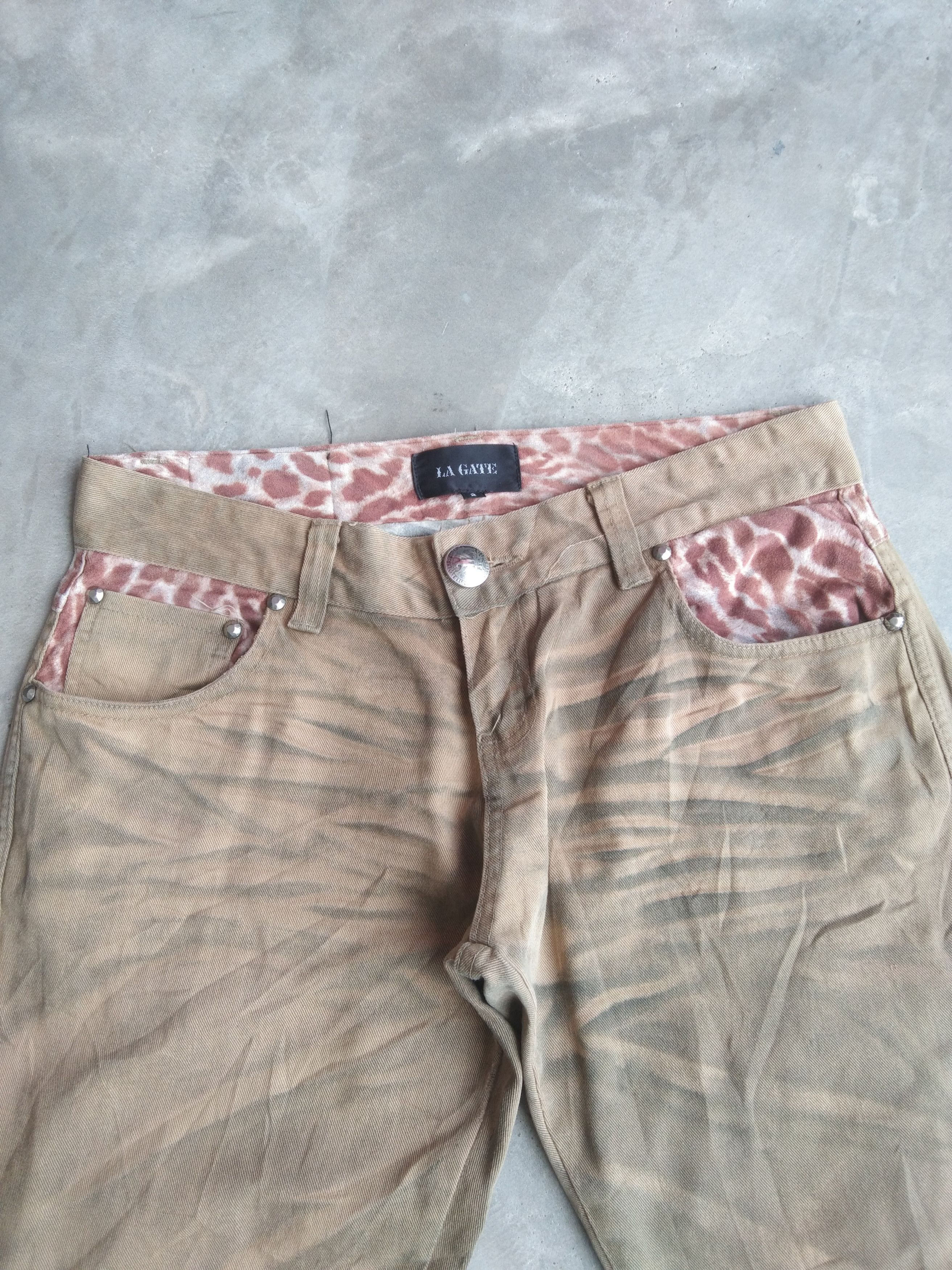 Japanese Brand LA GATE Whisker Boot Cut Pants 30x34 Size US 30 / EU 46 - 8 Thumbnail
