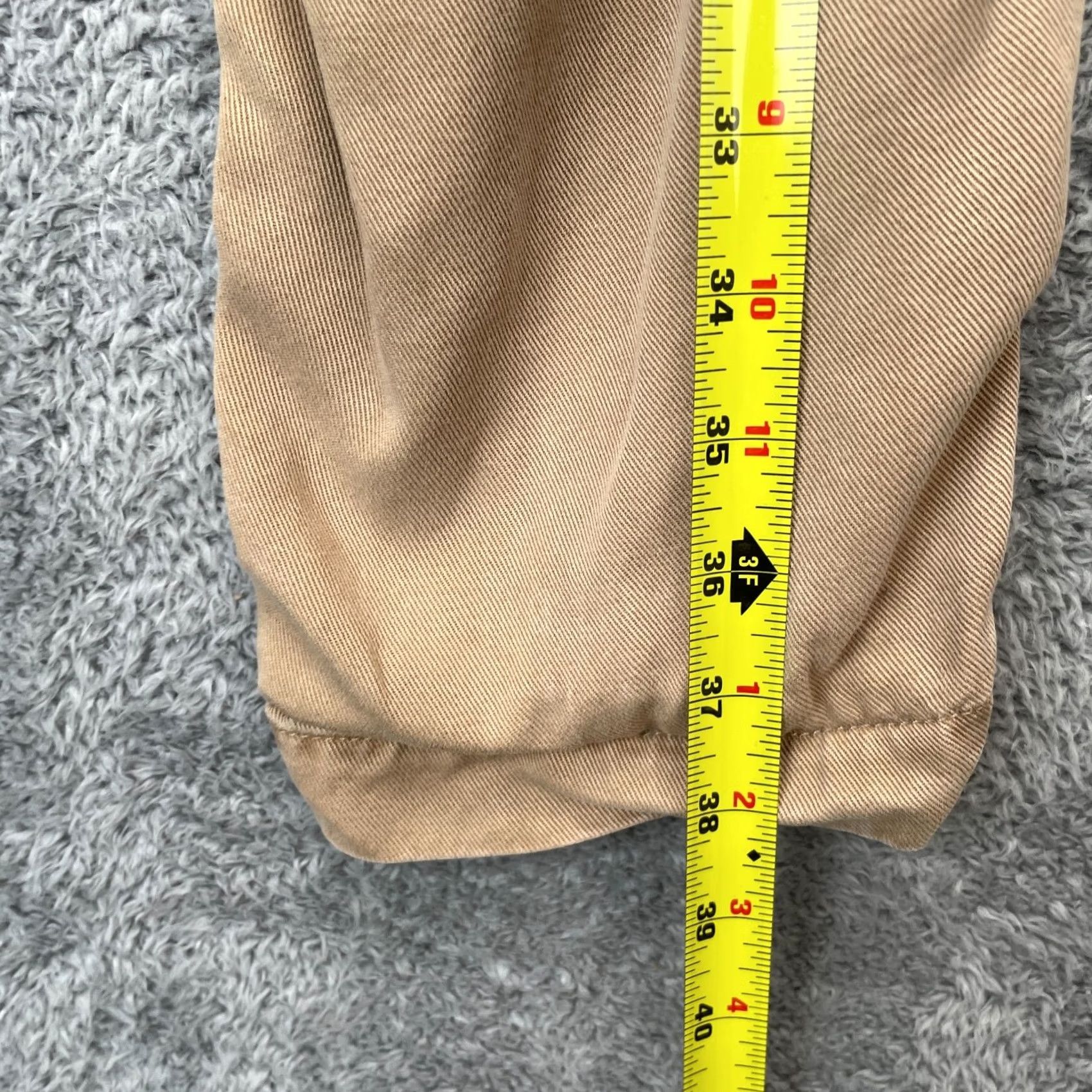 Everlane Everlane Womens Beige Chino Pants Tapered Leg Resort Casual Baggy 00 Size 26" / US 2 / IT 38 - 6 Thumbnail