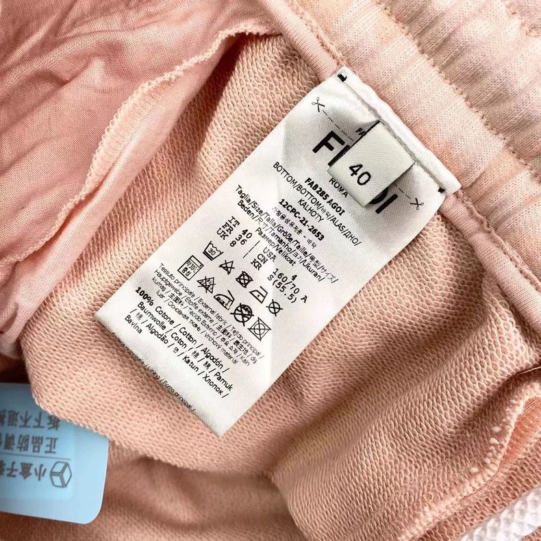 Other Fendi size 4 Full-printed logo trousers Size US 26 / EU 42 - 5 Thumbnail