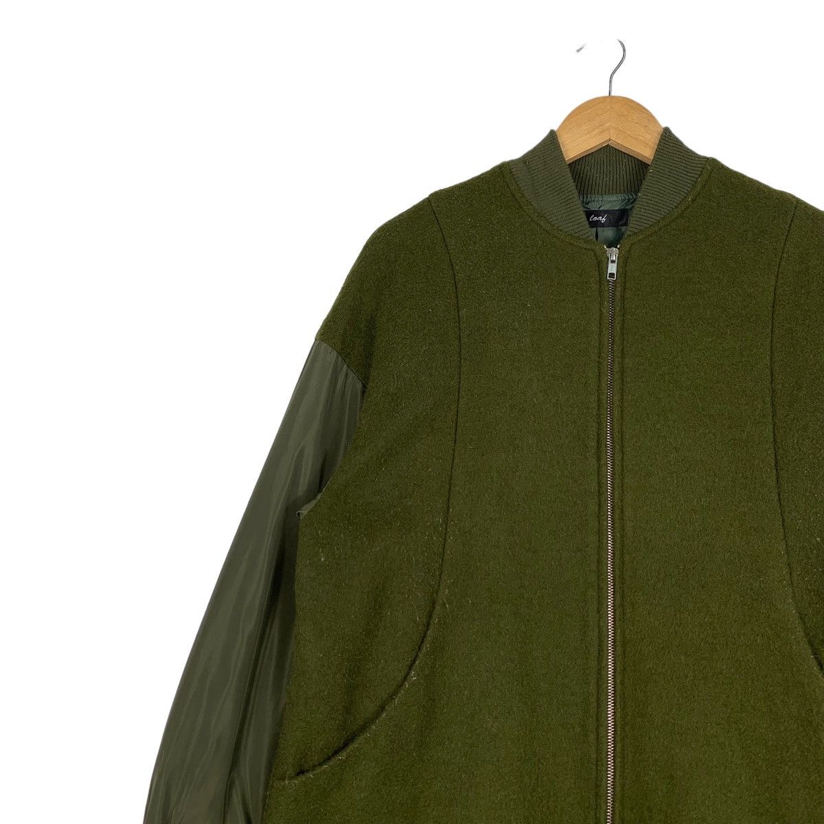 Japanese Brand LOAF Japan Long Bomber Jacket in Green #1158-C53 Size US S / EU 44-46 / 1 - 6 Thumbnail