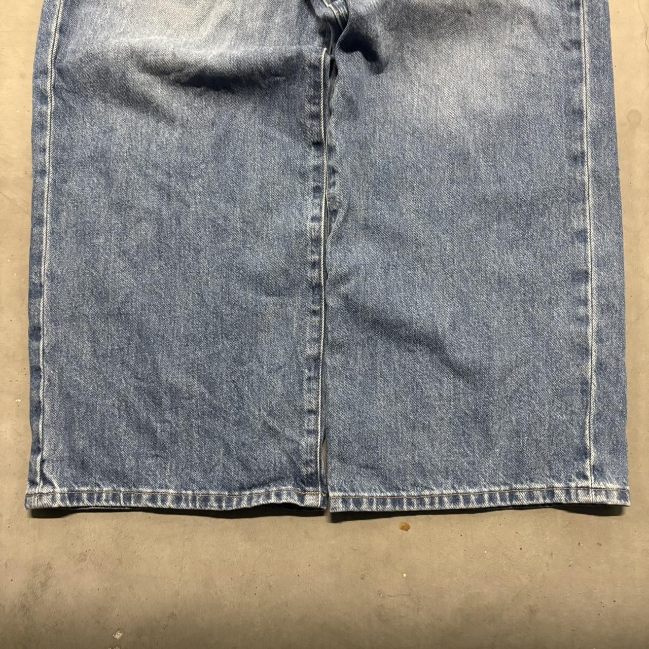 Vintage Crazy Vintage Y2K/2000s Super Baggy Streetwear Skater Style Medium Wash Denim Jeans! Size US 30 / EU 46 - 5 Thumbnail