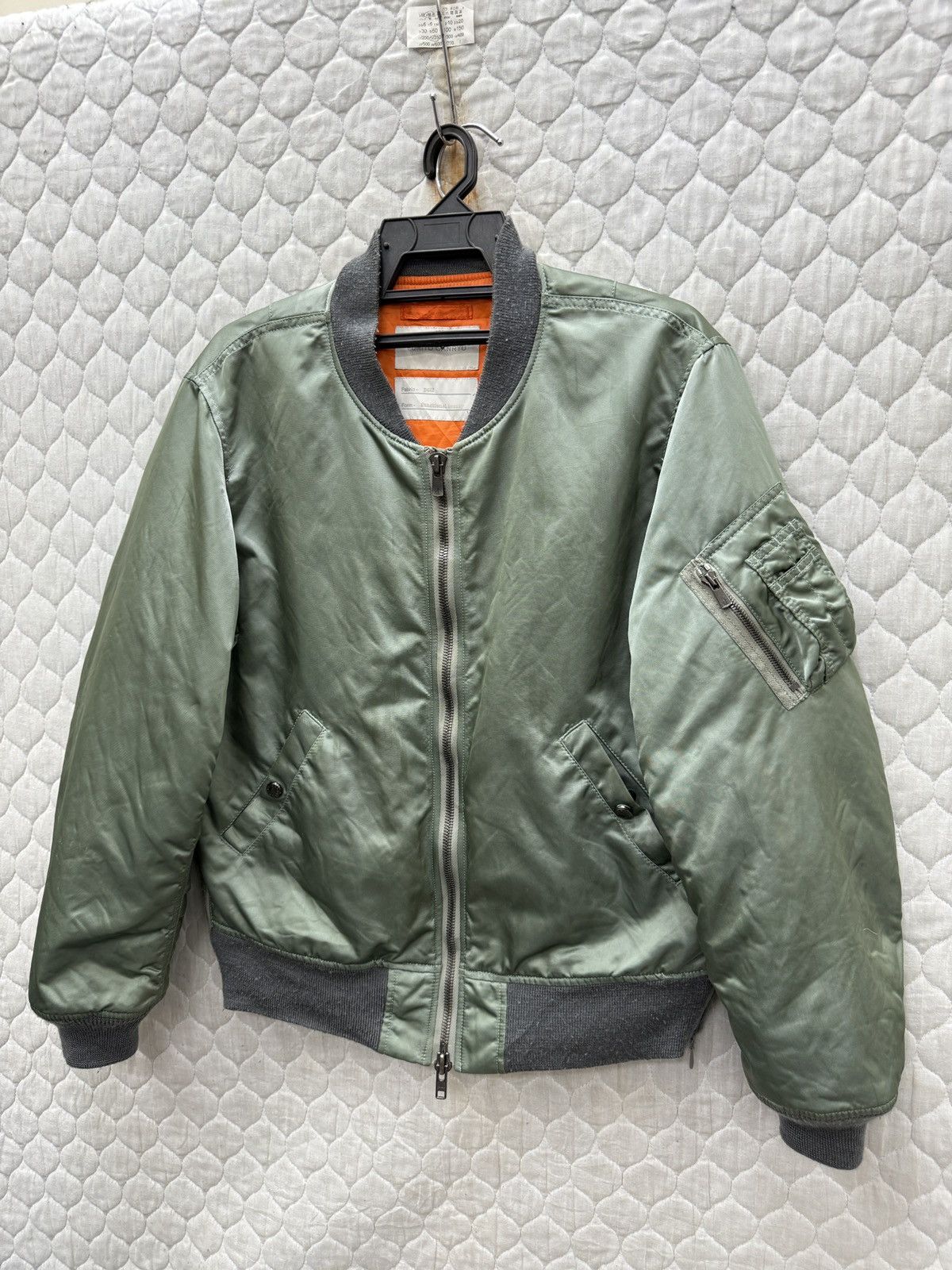 Fumito Ganryu 🔥🔥🔥ARCHIVE AW20 FUMITO GANRYU MA1 BOMBER FLIGHT JACKET Size US M / EU 48-50 / 2 - 2 Thumbnail