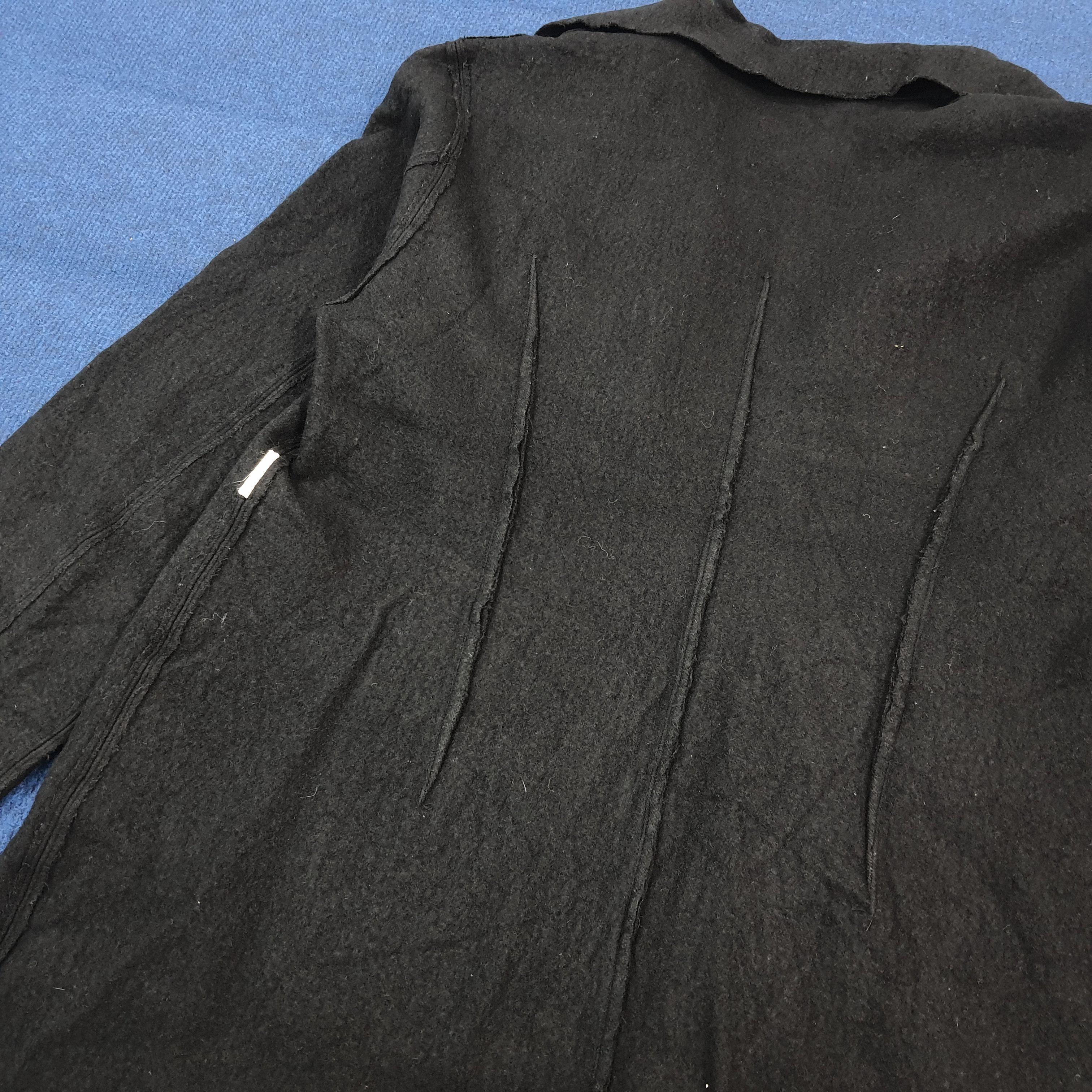 Yohji Yamamoto Y's Yohji Yamamoto Longline Blazer Wool Linen Cardigan Size US M / EU 48-50 / 2 - 5 Thumbnail