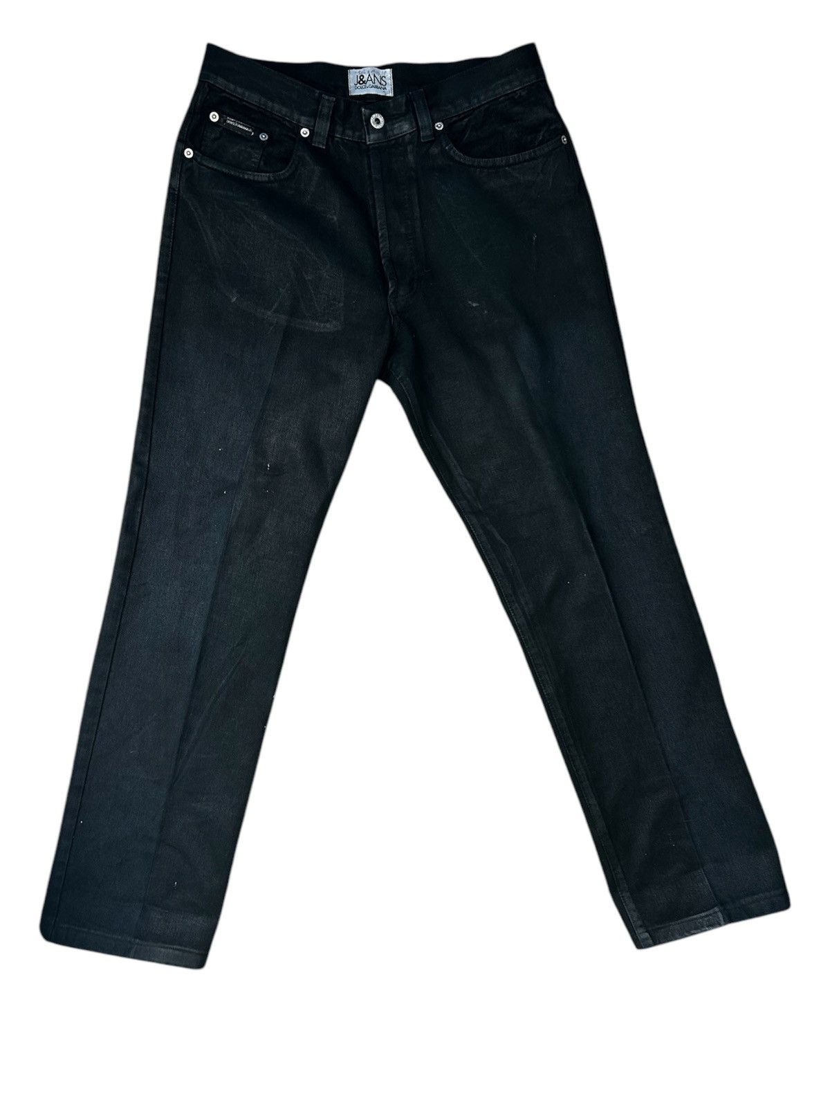 Dolce & Gabbana black italian dolce and gabana denim Size US 34 / EU 50 - 6 Thumbnail