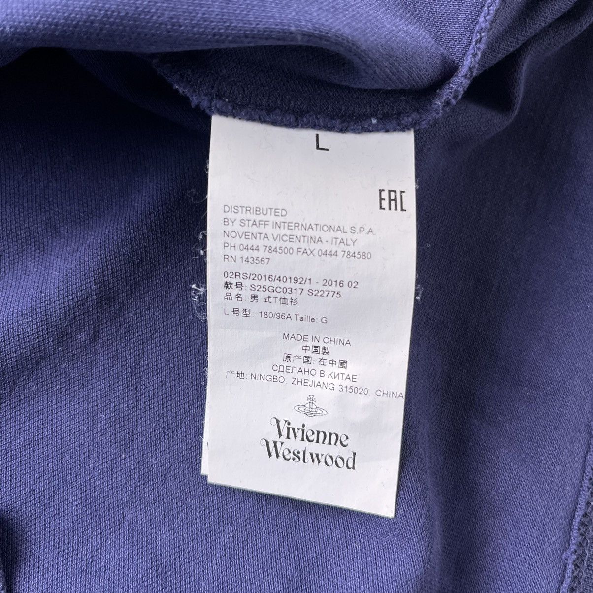 Vivienne Westwood Vivienne Westwood Navy Pique Polo Shirt Size US L / EU 52-54 / 3 - 4 Thumbnail
