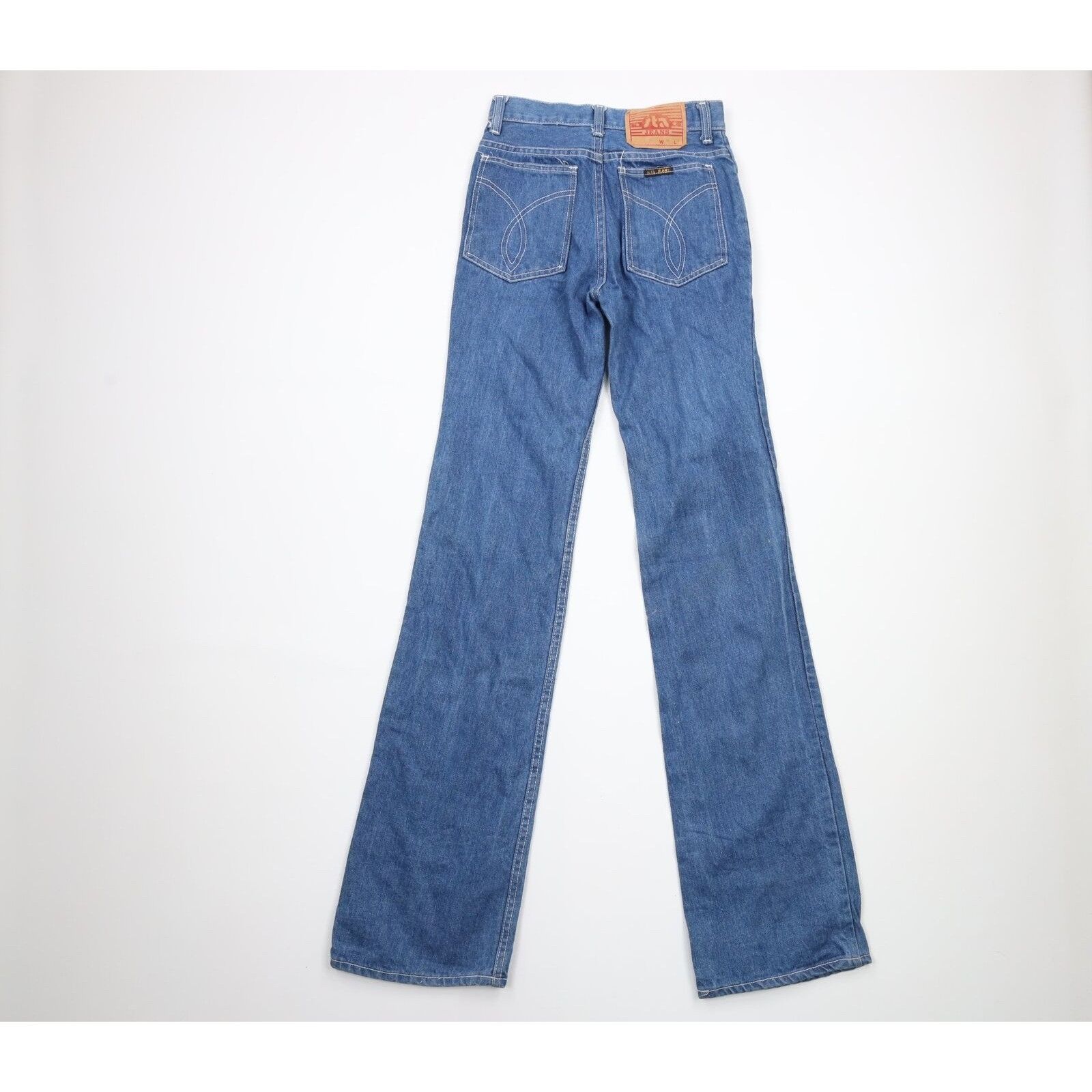 Vintage Vintage 70s Streetwear Distressed Flared Bell Bottoms Jeans Size 26" / US 2 / IT 38 - 8 Thumbnail