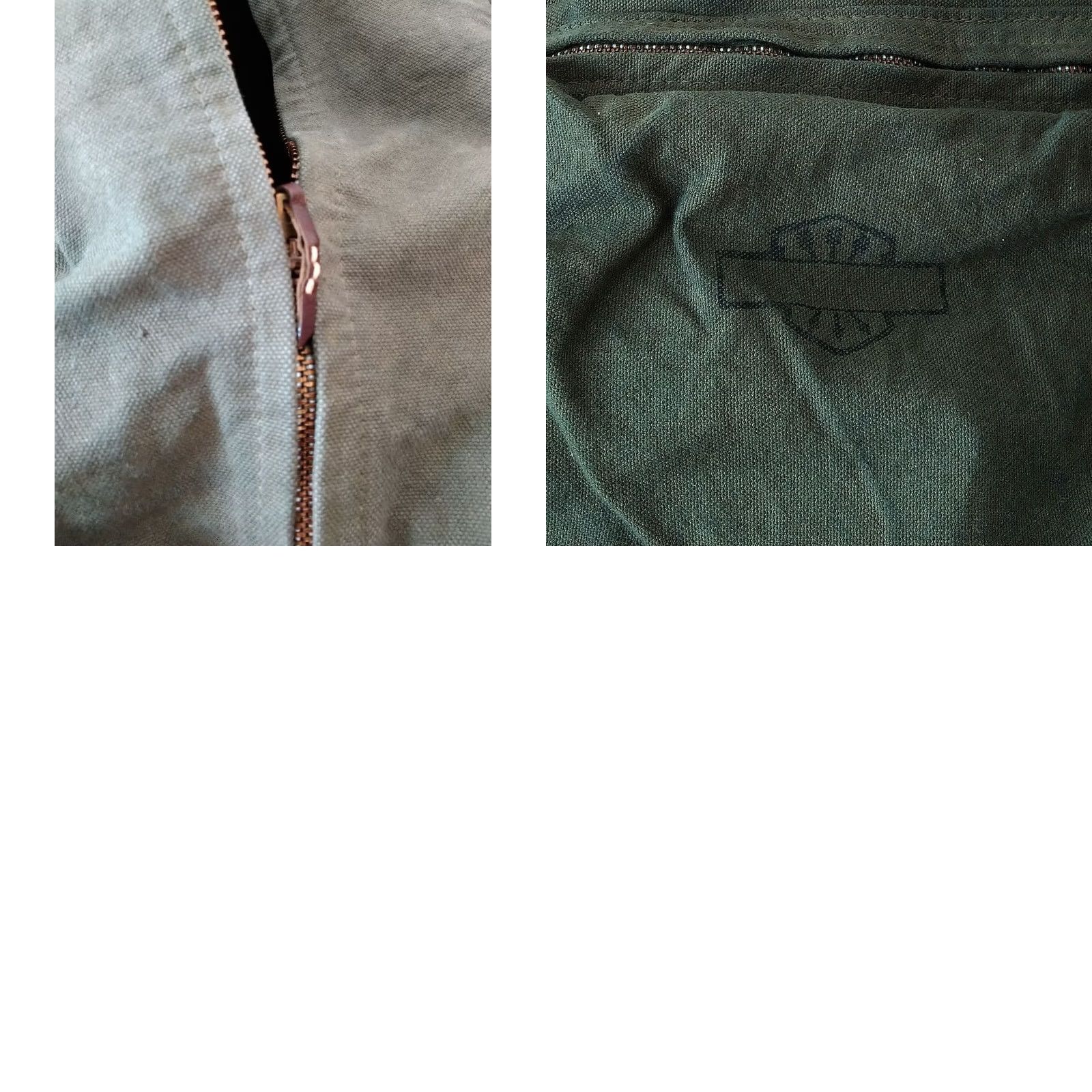 Kapital KAPITAL Boston Bag Canvas Khaki Green Multi-pockets Casual Unisex Pre-owned Size ONE SIZE - 8 Thumbnail