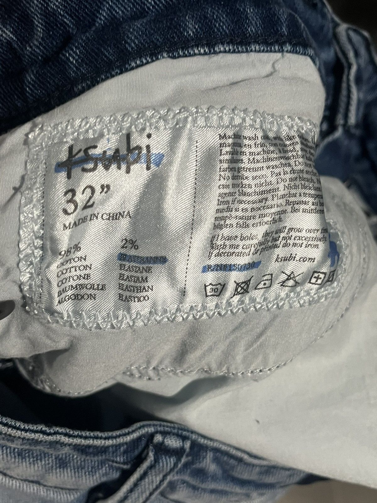 Ksubi Van Winkle Trashed Dreams Ksubi Size US 32 / EU 48 - 4 Thumbnail