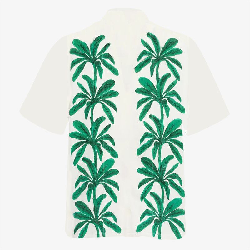 The Unbranded Brand Jean printed cotton bowling shirt Size US M / EU 48-50 / 2 - 4 Thumbnail