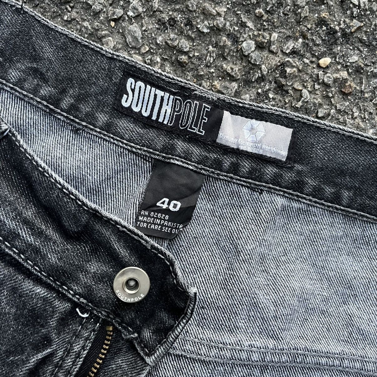 Southpole Baggy Jeans Vintage Y2K Southpole Faded Black Denim JNCO Size US 38 / EU 54 - 6 Thumbnail