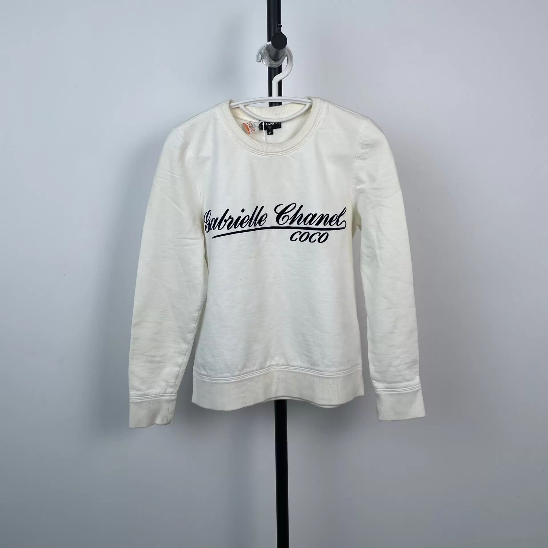 Chanel Chanel Cotton Knit White Tee 34 Size XS / US 0-2 / IT 36-38 - 1 Thumbnail