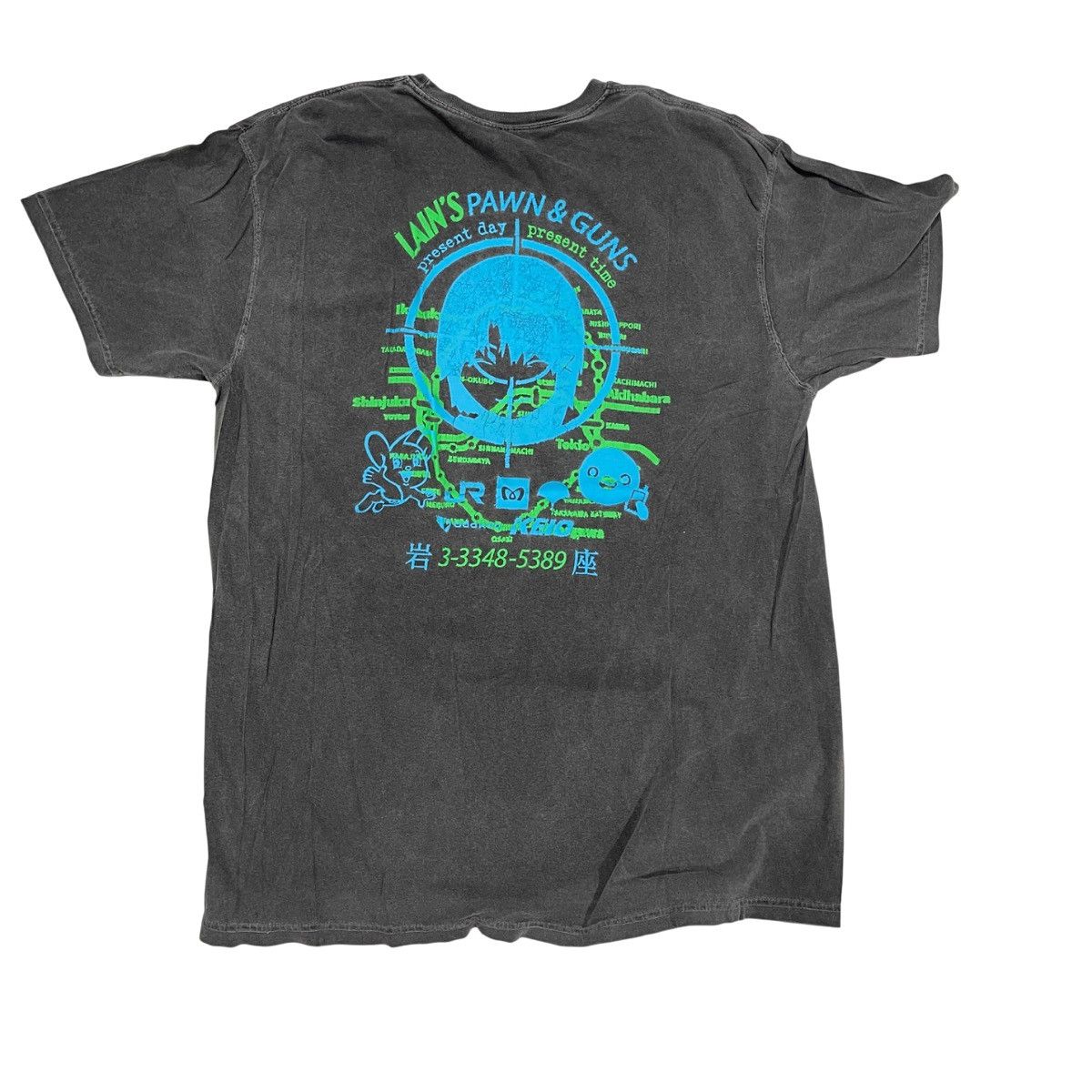 Other Iwakura Club Serial Experiments Lain Gun Shop Tee Size US XL / EU 56 / 4 - 1 Thumbnail