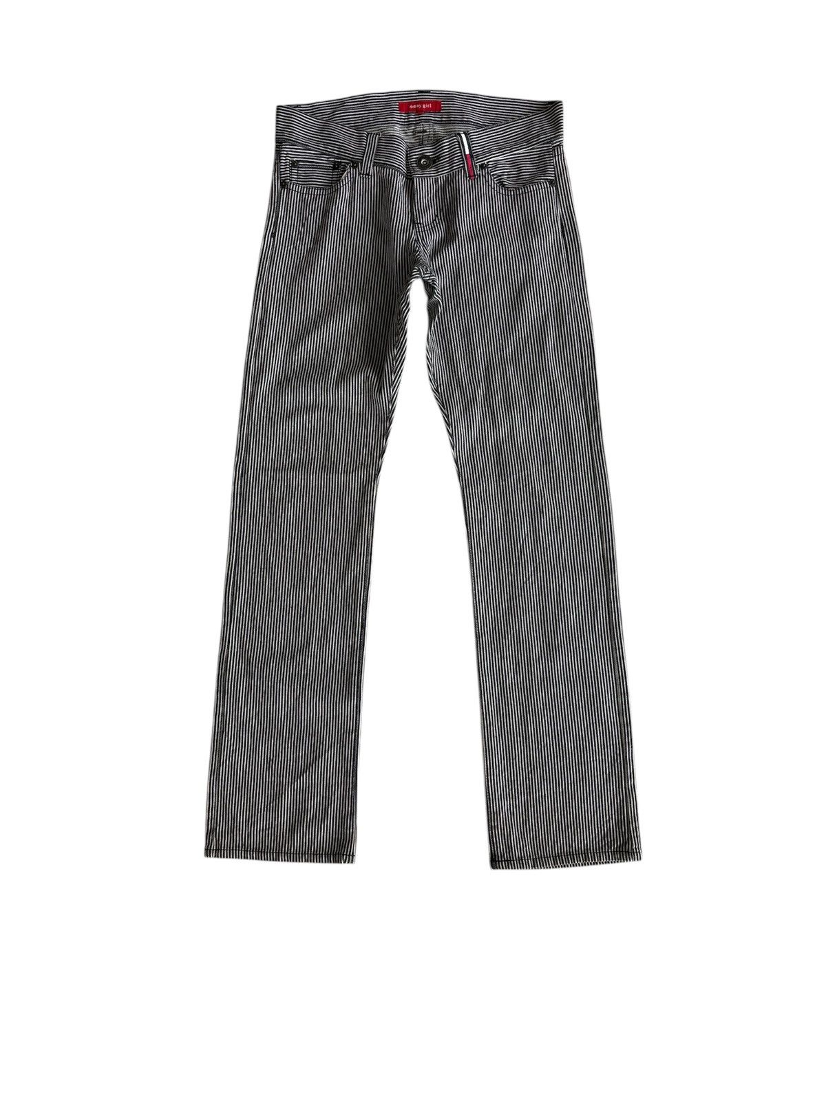 Distressed Denim × Tommy Jeans Japanese Tommy Girls Streetwear Denim Size 32" / US 10 / IT 46 - 1 Thumbnail