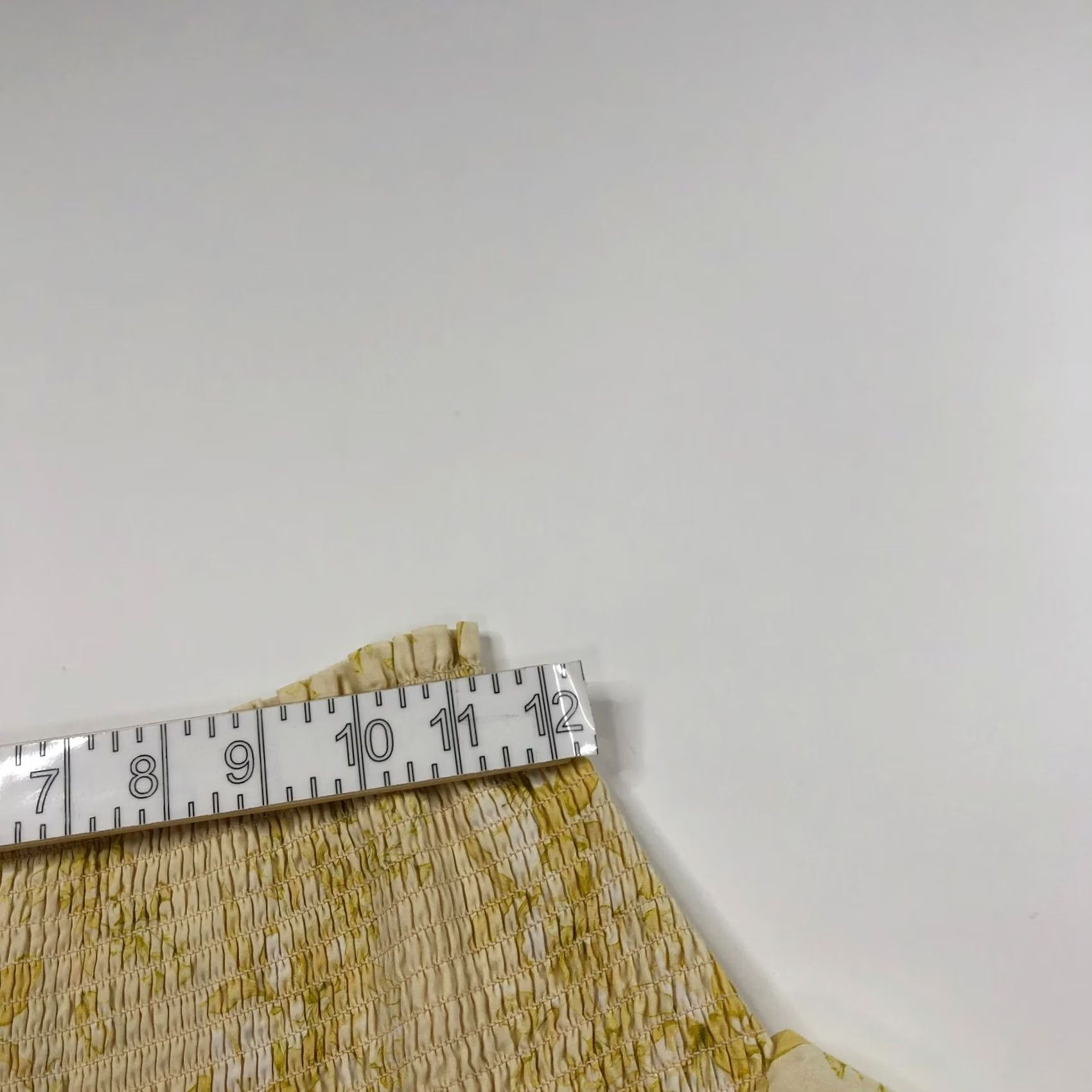 Vintage INTERMIX Skirt (OS, 22In) Pull On Tiered All Over Print Yellow Mini Womens Short Size One Size May Wear 10.25? Size 42" / US 20 - 3 Thumbnail