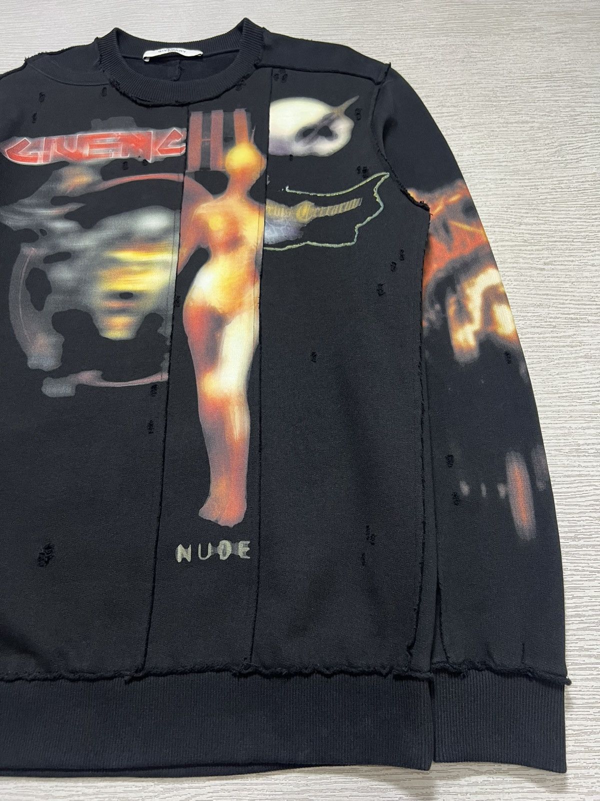 Givenchy Givenchy - Riccardo Tisci - Heavy Metal Logo Sweatshirt Size US S / EU 44-46 / 1 - 8 Thumbnail