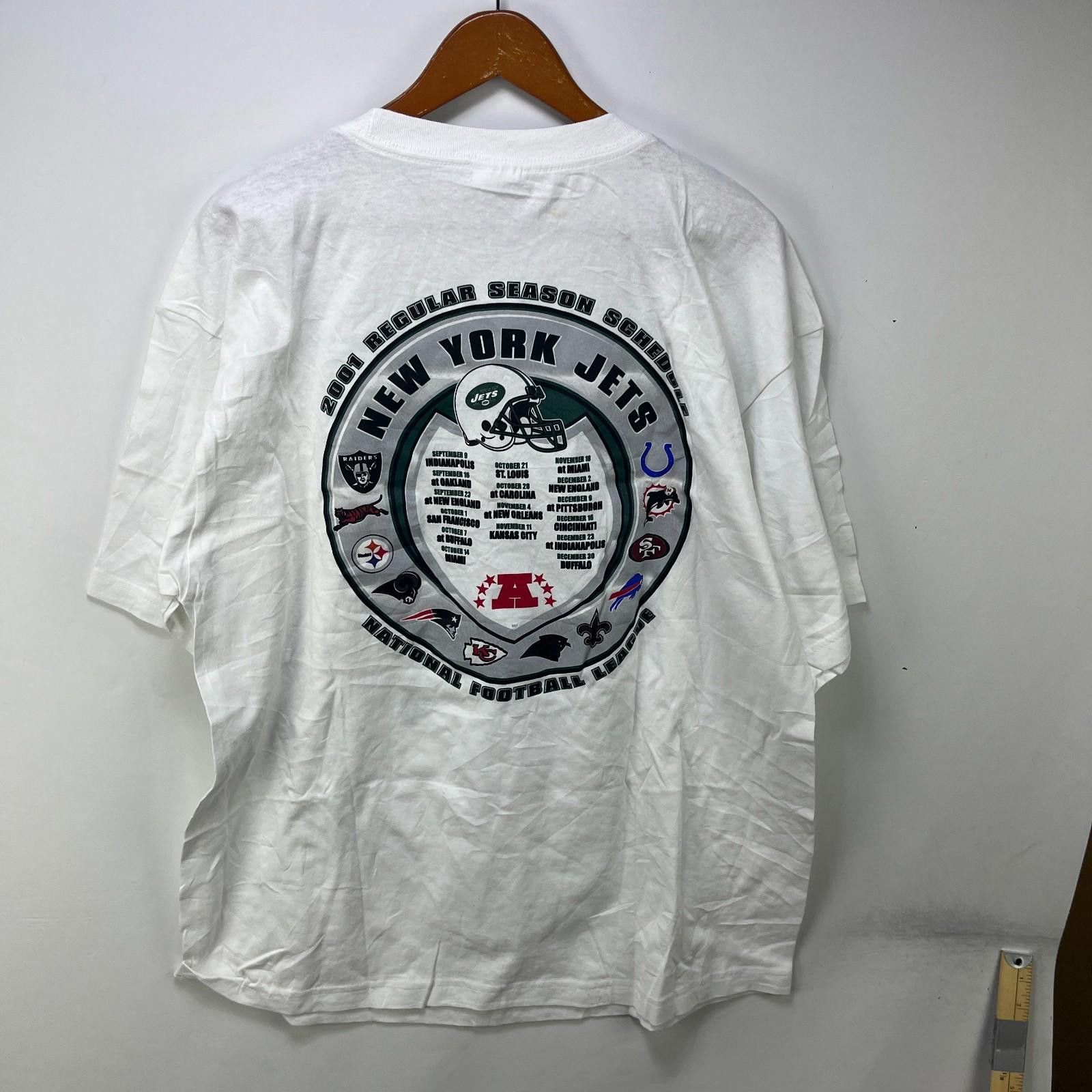 Other Vintage New York Jets 2001 Champions T-Shirt 2XL Size ONE SIZE - 4 Thumbnail