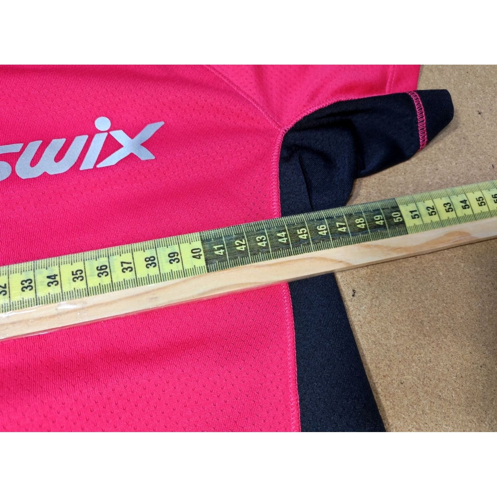 Vintage SWIX Womens Pink T-Shirt Sport Top Tee Running Workout Short Sleeves XL Size XL / US 12-14 / IT 48-50 - 4 Thumbnail