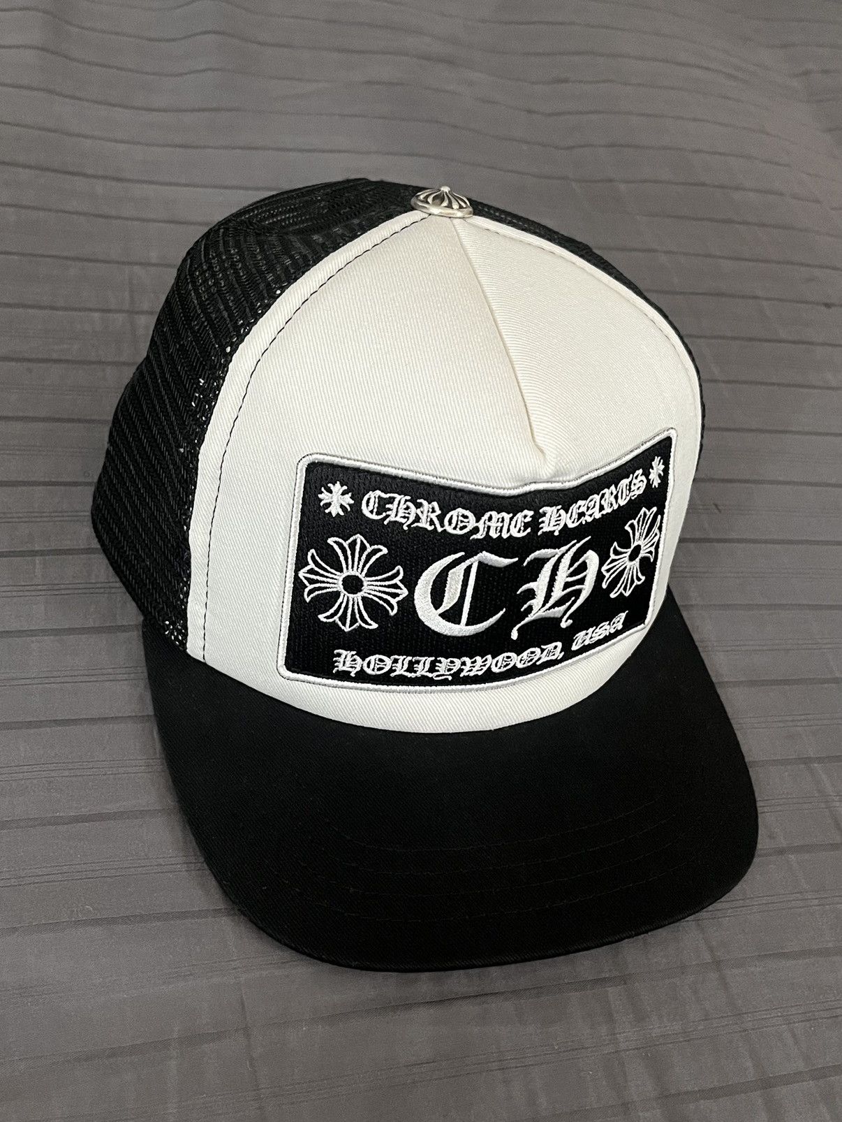 Chrome Hearts Chrome Hearts CH Hollywood Trucker Hat Grailed