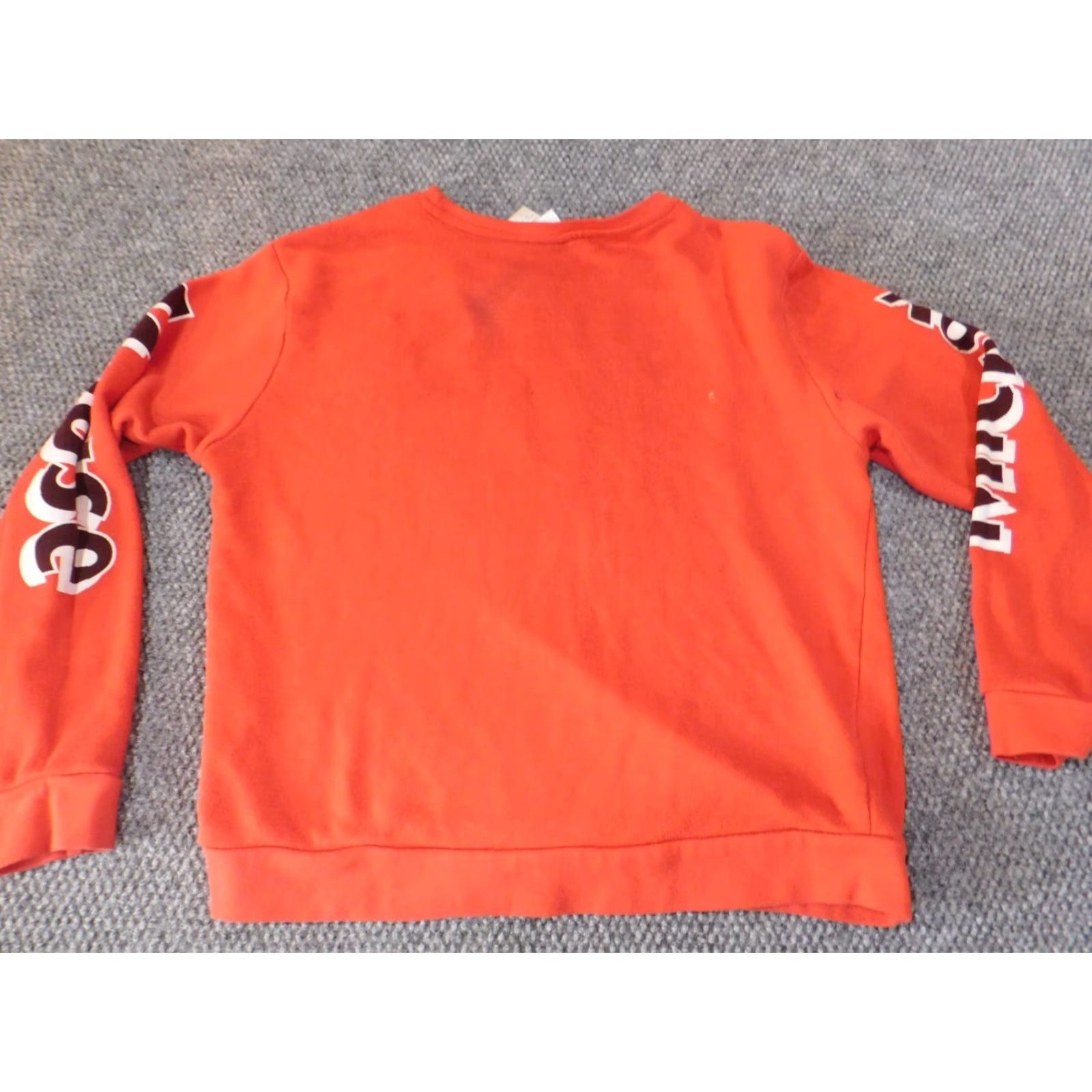 Disney Disney Mickey Mouse Womens Sweater Large Red Crewneck Pullover Knit Cotton Polyester Stretch Size L / US 10 / IT 46 - 7 Thumbnail