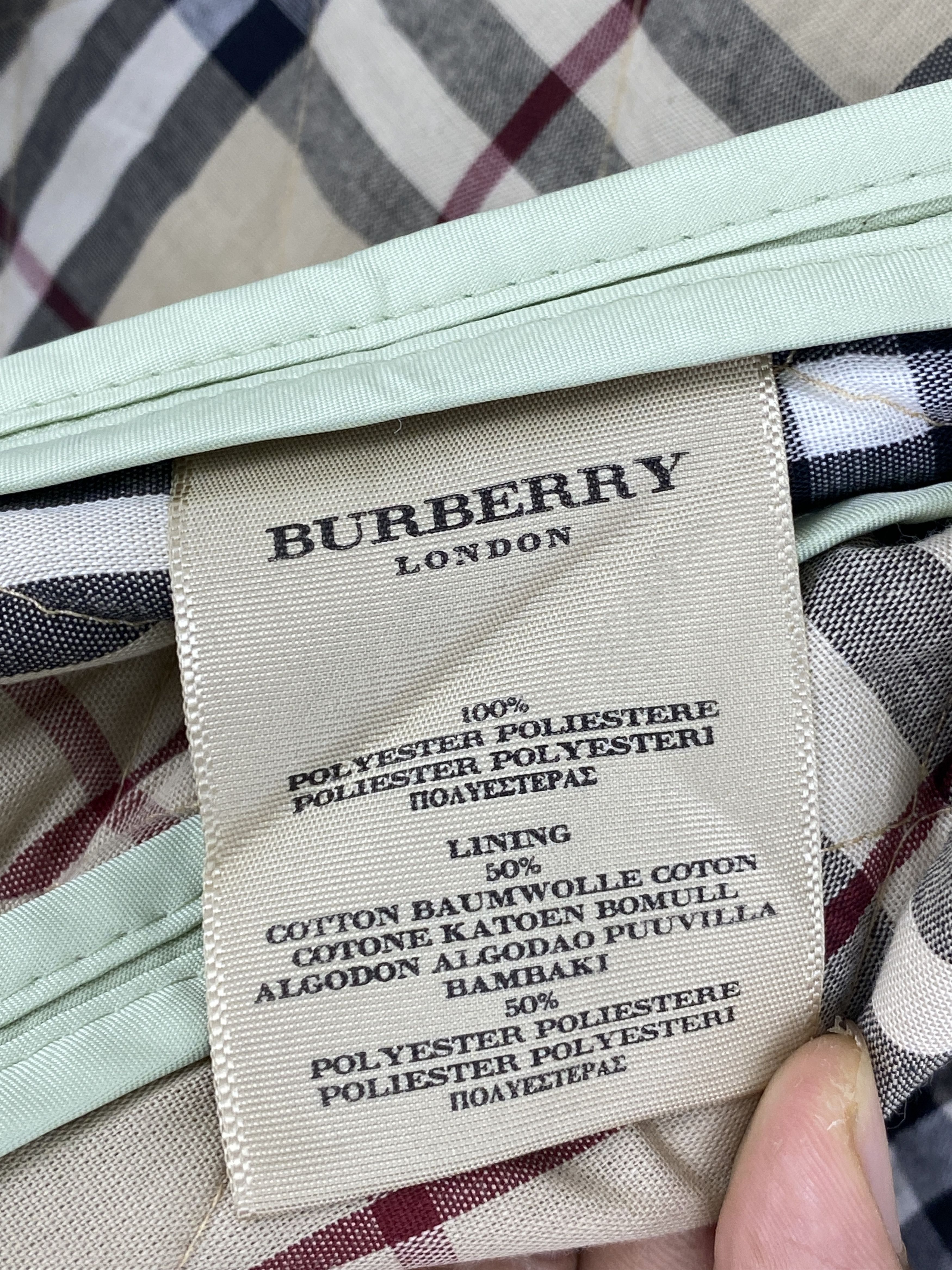Burberry Burberry London Novacheck Quilted Button Up Jacket J2038 Size US XS / EU 42 / 0 - 13 Thumbnail