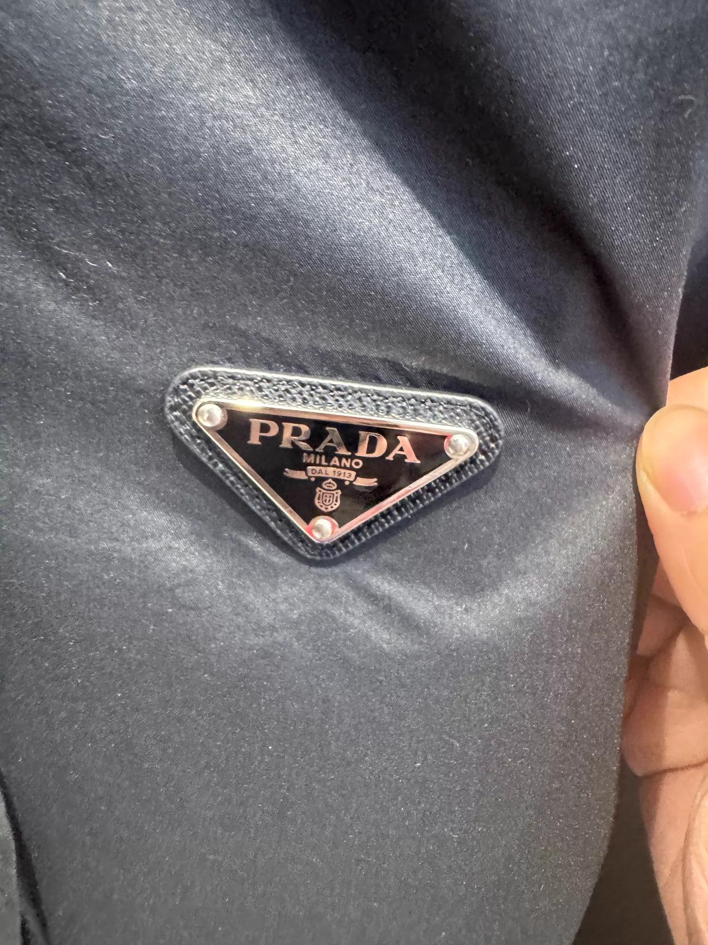 Prada Prada Black Drawstring Short Hoodie M Size US M / EU 48-50 / 2 - 2 Thumbnail