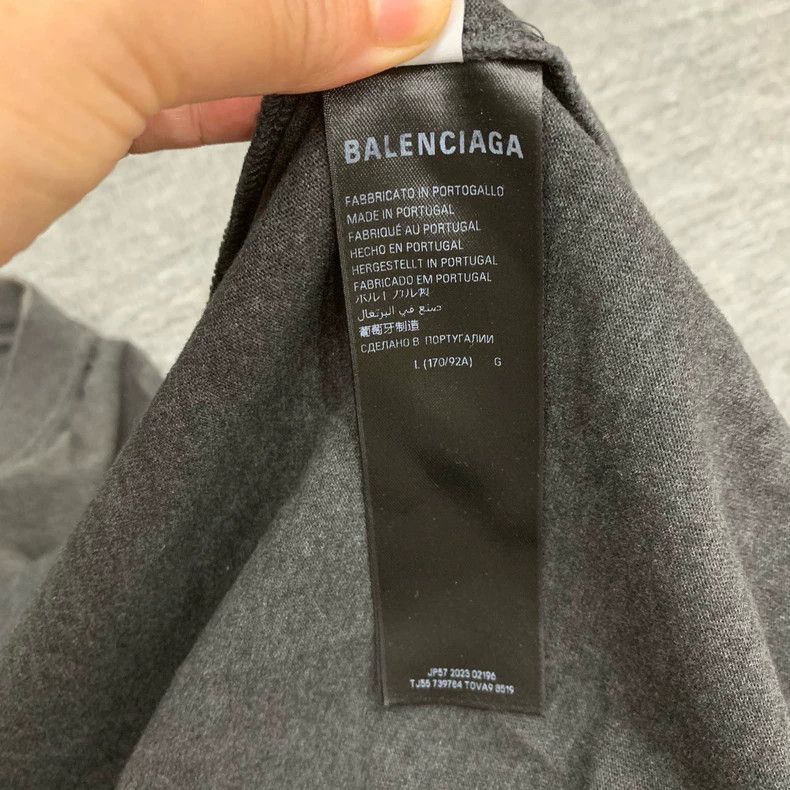 Balenciaga Balenciaga Black washed distressed tape painter's tape sho Size US L / EU 52-54 / 3 - 7 Thumbnail