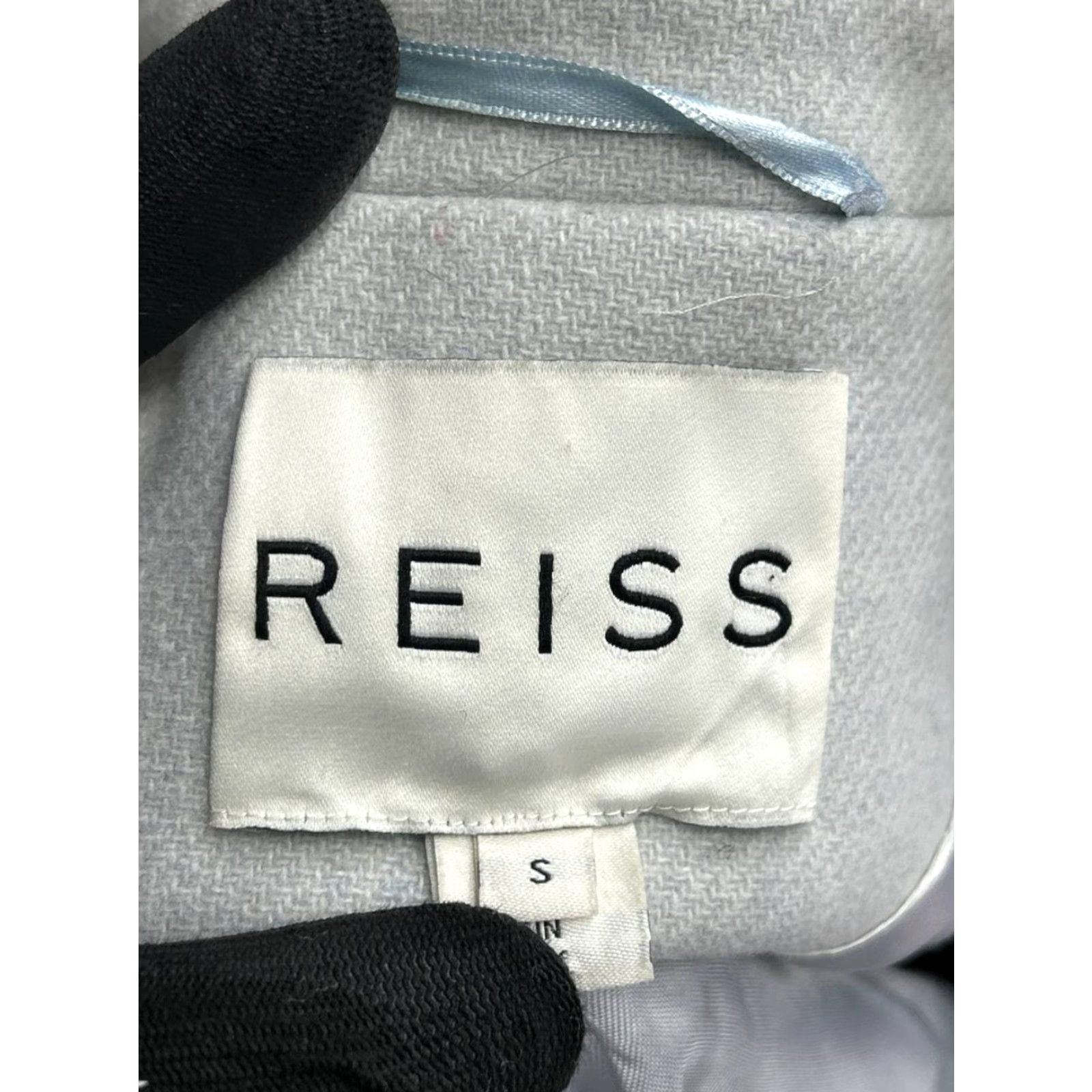 Reiss Reiss Overcoat Wool Tweed Gray Small Womens Regular Coat Child? No. Overcoat. Size S / US 4 / IT 40 - 3 Thumbnail