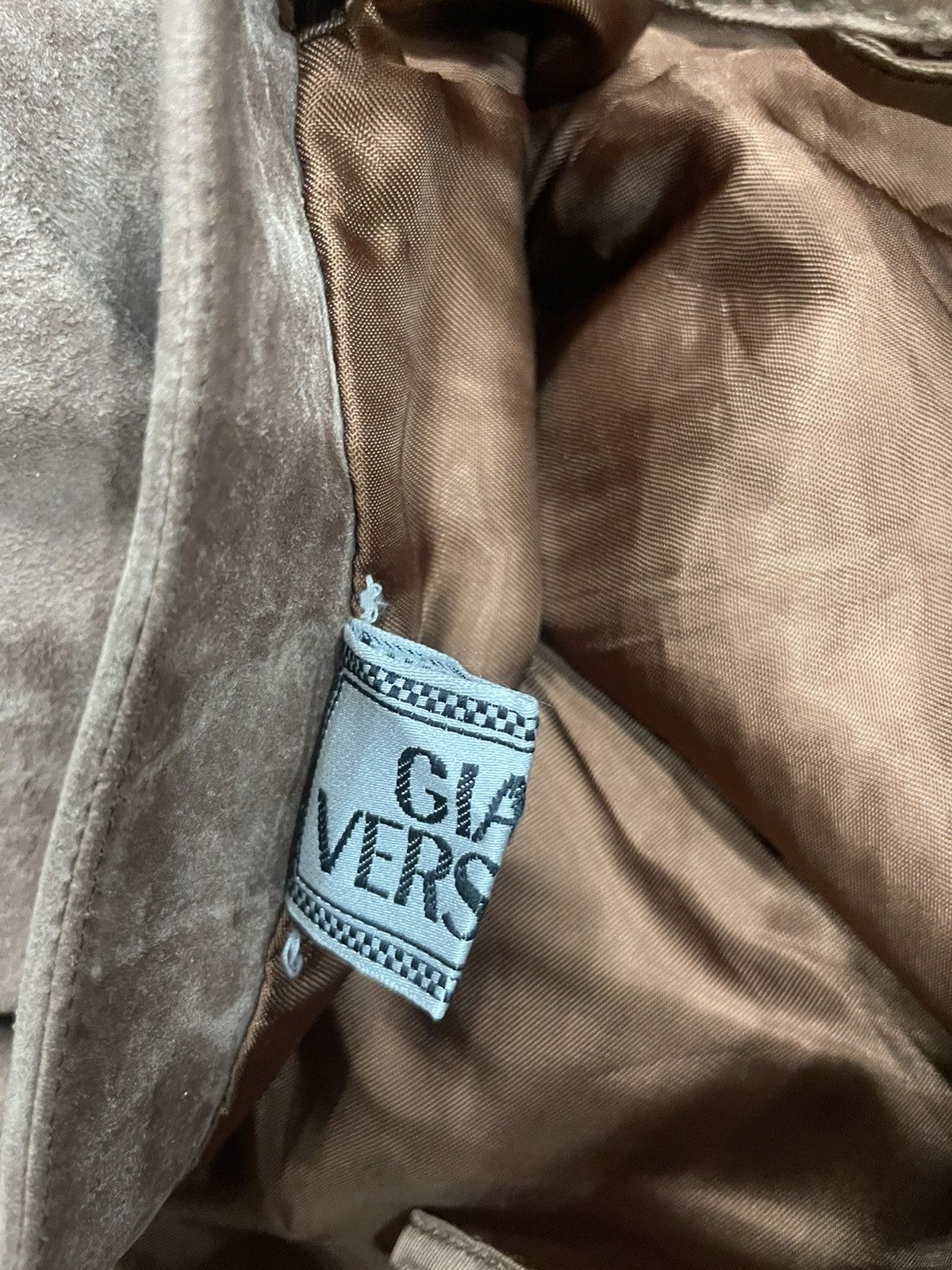 Versace 80s Gianni Versace Leather Pants Size 32" / US 10 / IT 46 - 5 Thumbnail
