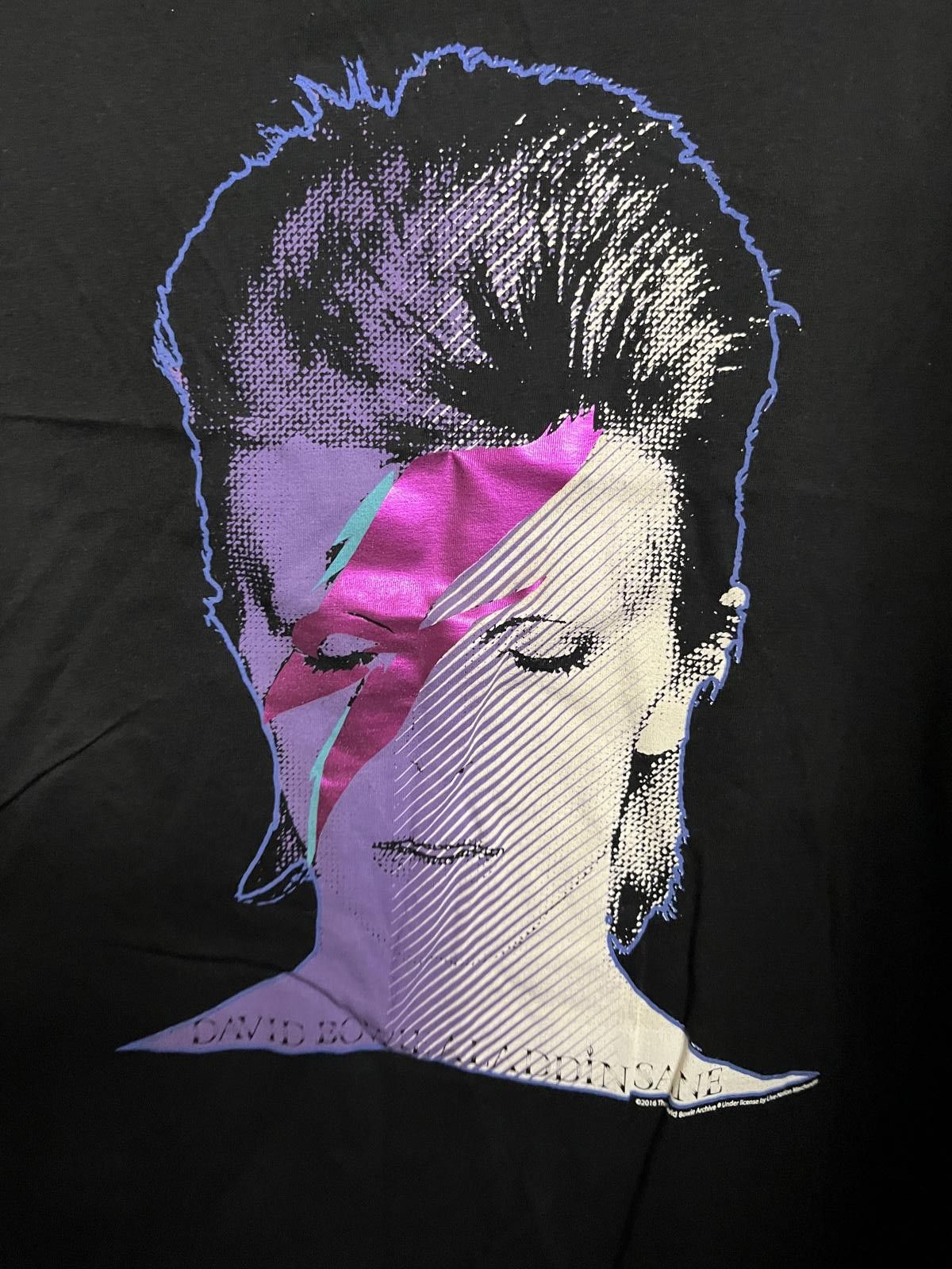 Designer Pink David Bowie Juniors Loose / Scoop Bowie Lightning Bolt Size XS / US 0-2 / IT 36-38 - 3 Thumbnail