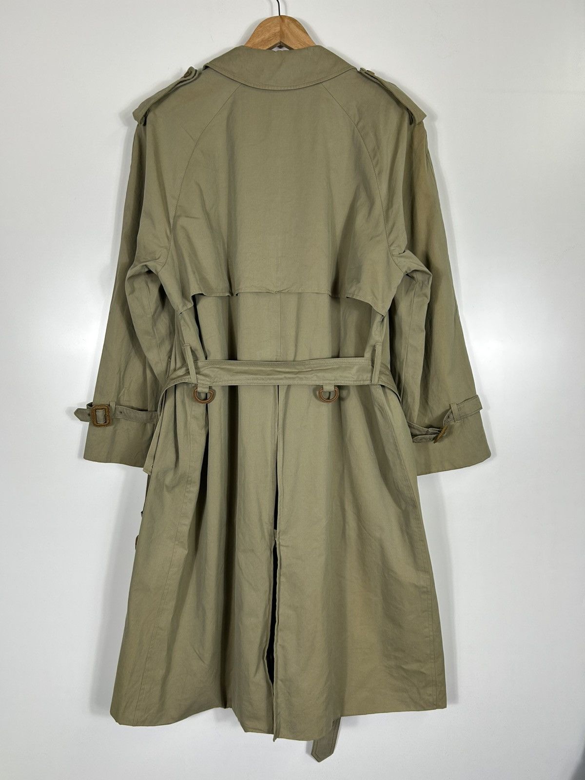 Aquascutum ⚡️Vintage Aquascutum London Double Breast Trench Long Coat Size US M / EU 48-50 / 2 - 16 Thumbnail