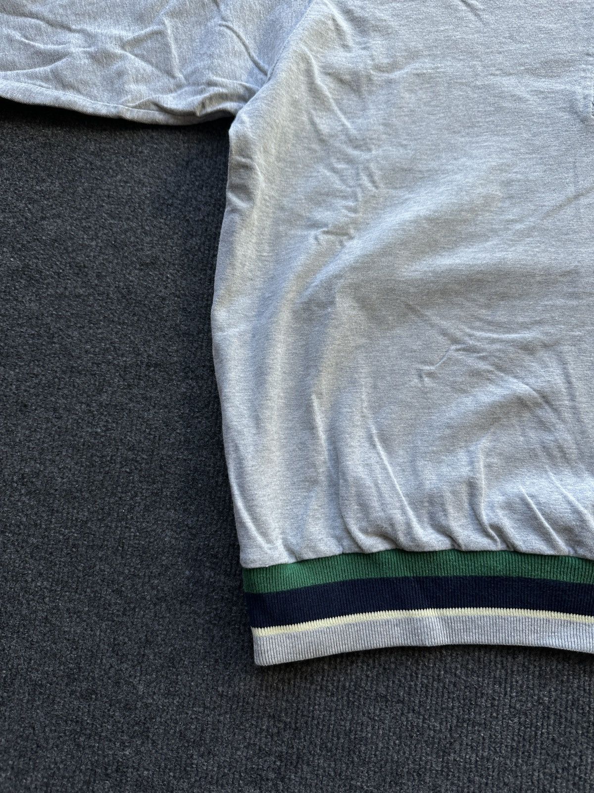 Hugo Boss 🚨 HUGO BOSS VINTAGE GRAY LONGSLEEVE POLO LUXURY RUGBY Size US M / EU 48-50 / 2 - 8 Thumbnail